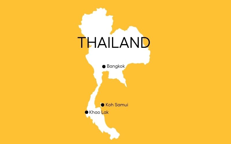 Hvor Ligger Koh Samui Og Khao Lak