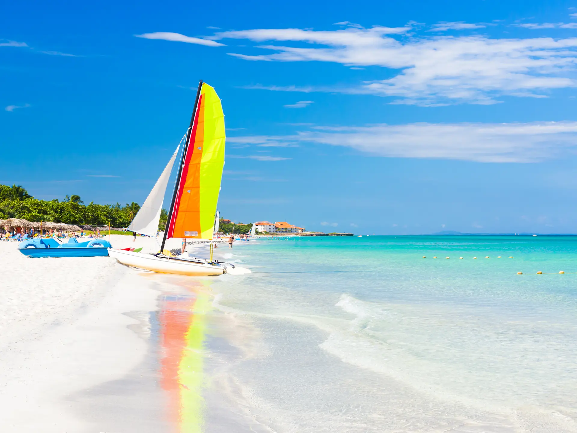 Hvid sandstrand ved Varadero