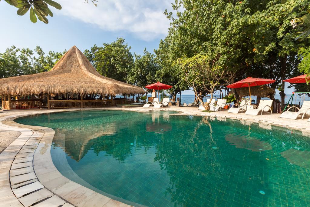 POOL - Er I mere til en svømmetur i poolen, så kan I også det på hotellet i Pemuteran.