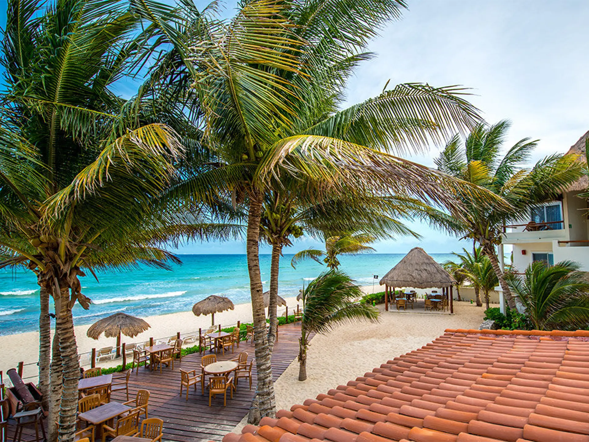 PLAYA DEL CARMEN - Rejsen slutter med 4 nætter på lækkert hotel i Playa del Carmen, hvor både morgenmad og aftensmad er med i prisen.