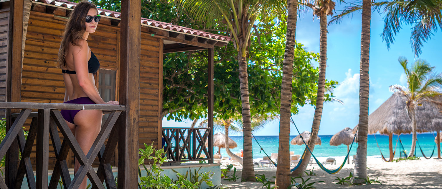STEMNING - På hotellet i Playa del Carmen er rammerne i orden til nogle skønne dage i vandkanten.