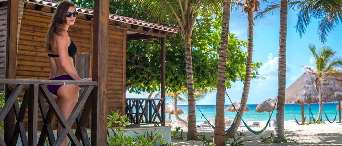 STEMNING - På hotellet i Playa del Carmen er rammerne i orden til nogle skønne dage i vandkanten.