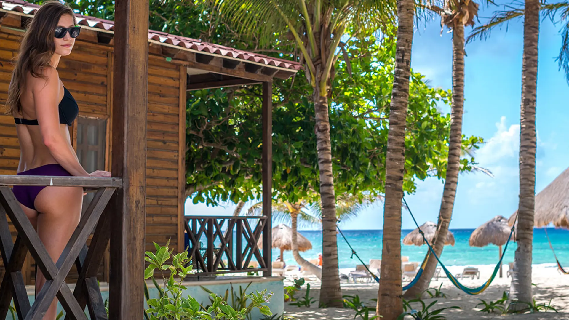 STEMNING - På hotellet i Playa del Carmen er rammerne i orden til nogle skønne dage i vandkanten.