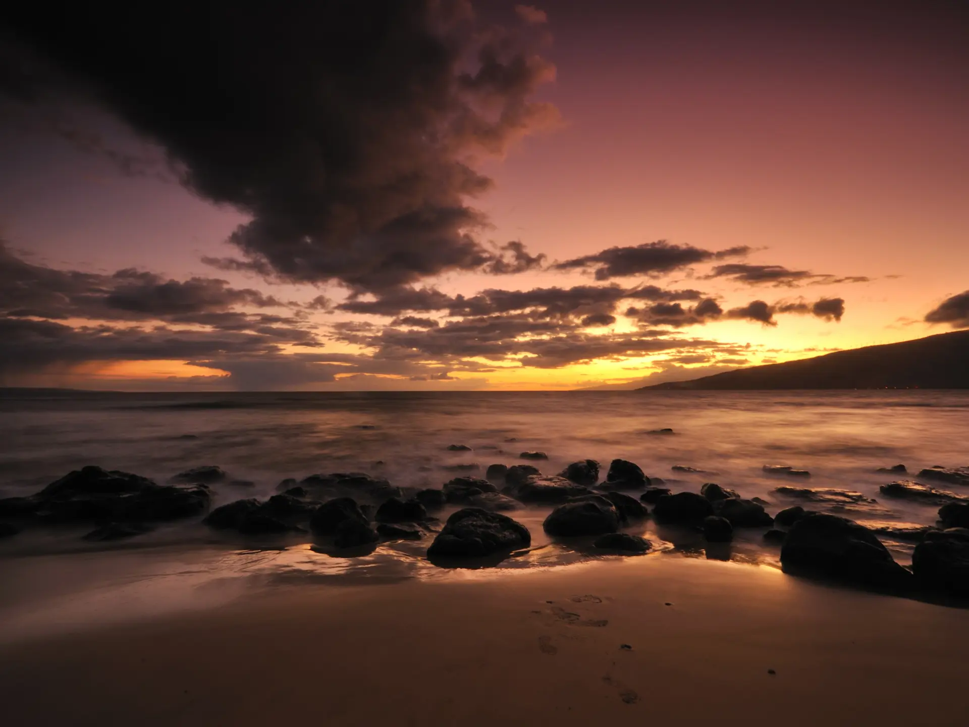 Solnedgang Maui