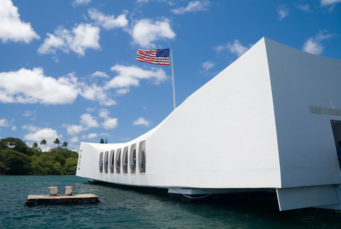 Arizona memorial in Peral Habor