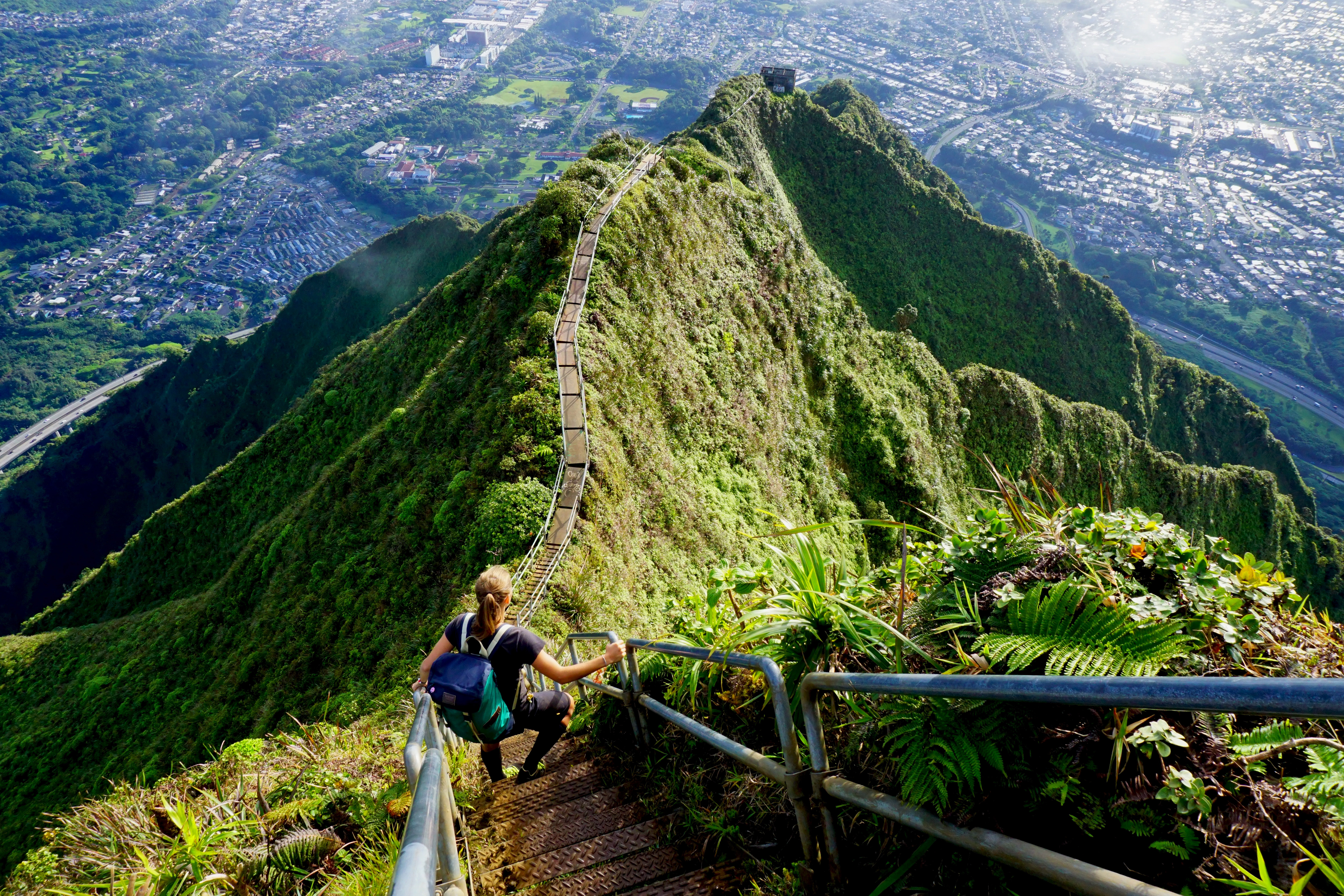 Stairway to Heaven, Haiku Stairs, Hawaii, Oahu, USA - Billede.jpg