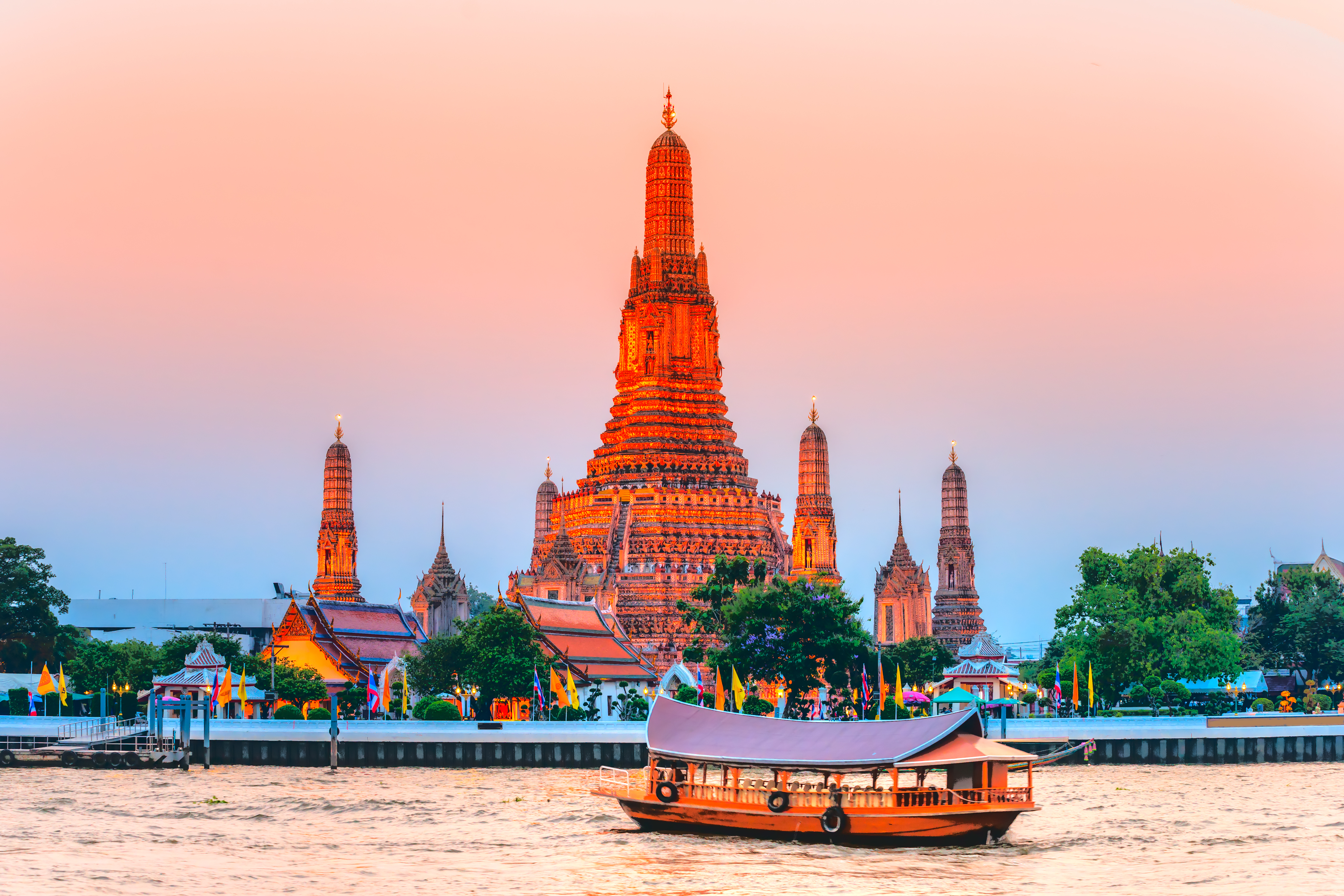 Wat Arun, The Temple of Dawn, Bangkok, Thailandia. - Billede.jpg