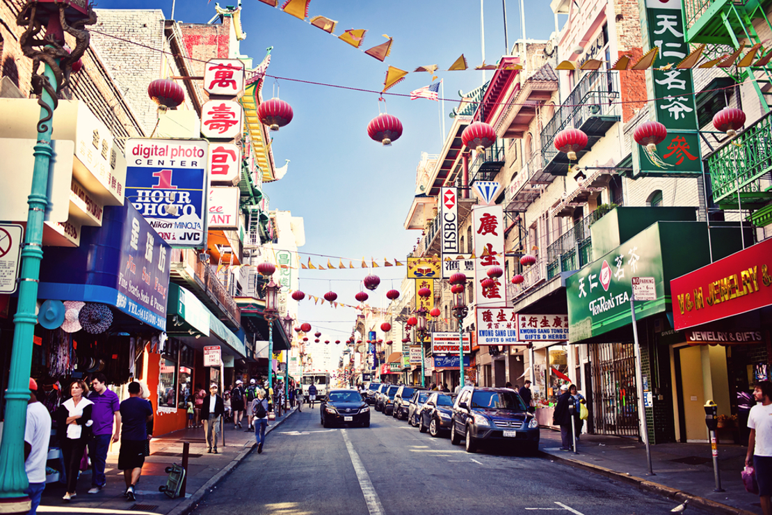 shutterstock_91115285 SAN FRANCISCO - JULY 22 Daytime at Chinatown on July 22, 2011 in San Francisco, USA. San Francisco's Chinatown is one.jpg