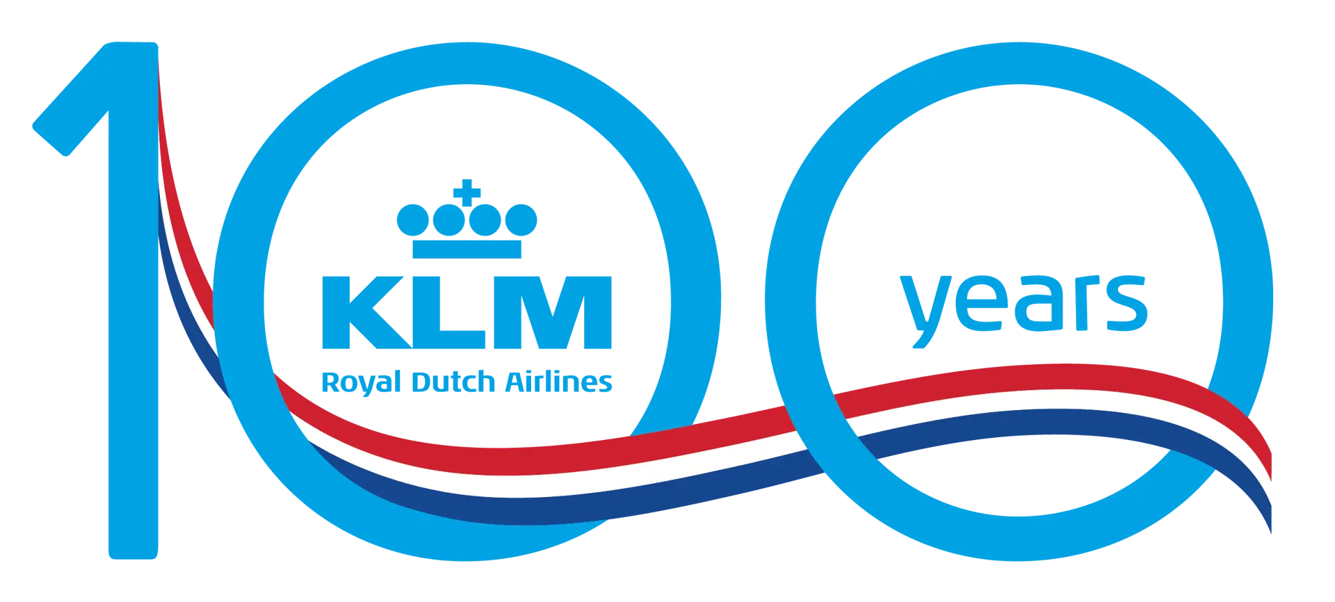 KLM 100 Logo