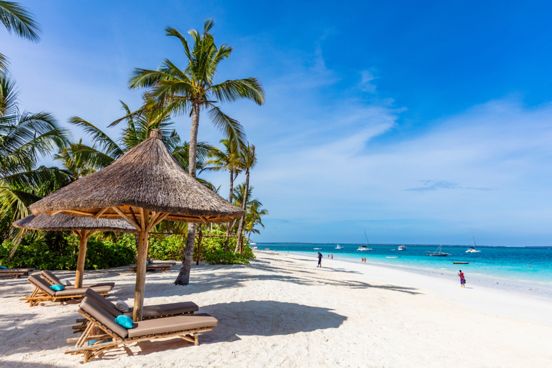 Kendwa Beach In Unguja Aka Zanzibar Island