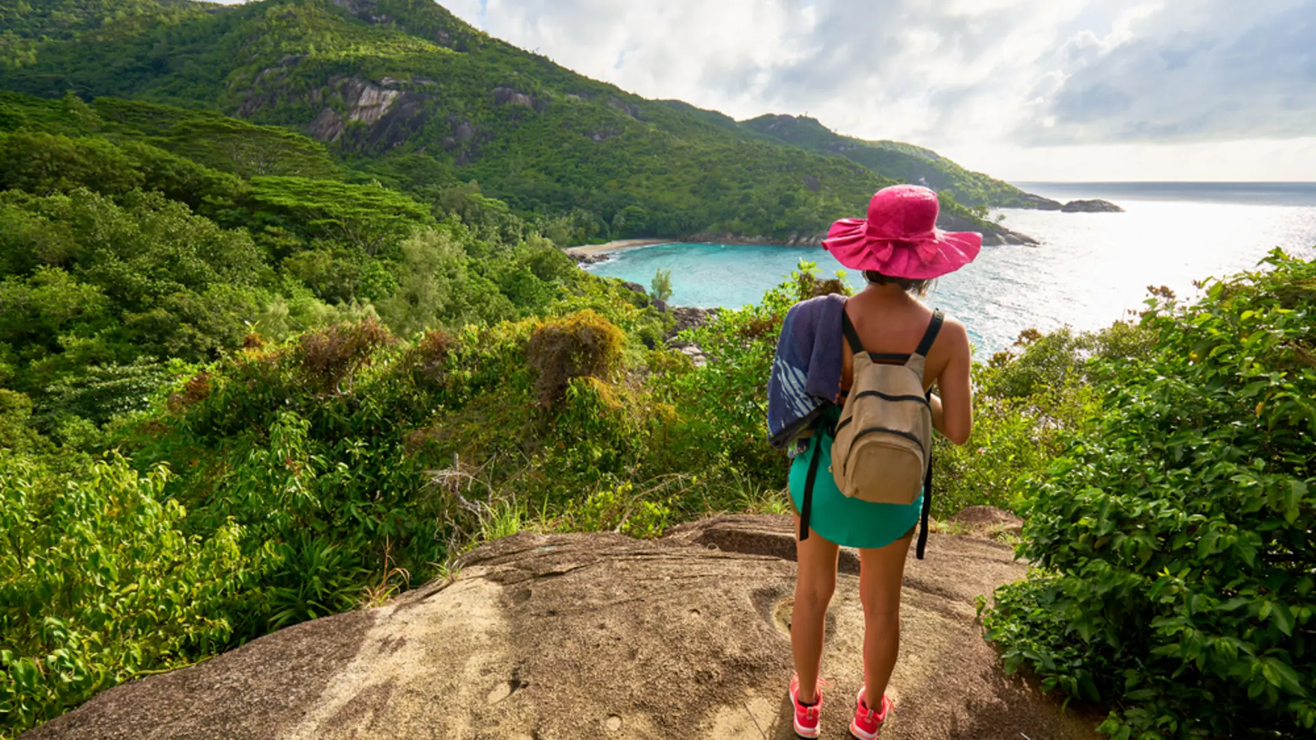 Anse Major Trail, Hiking On Nature Trail Of Mahe, Seychelles