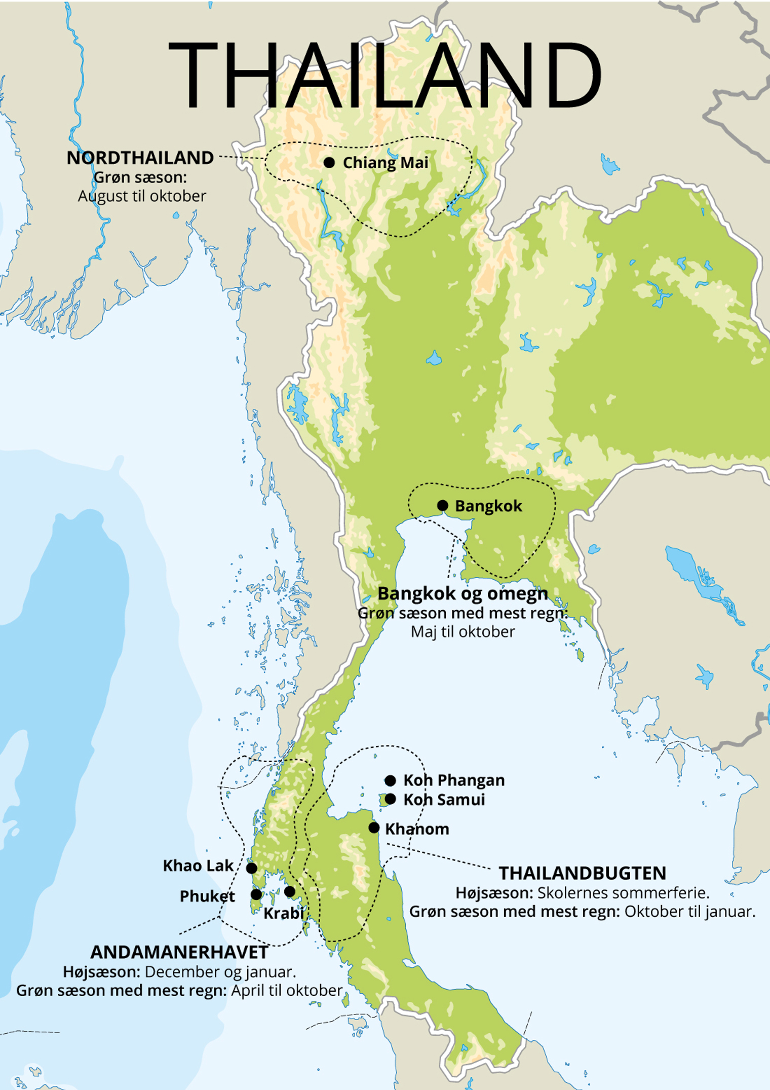 Regntid I Thailand Hvad Hvor Og Hvorn r 