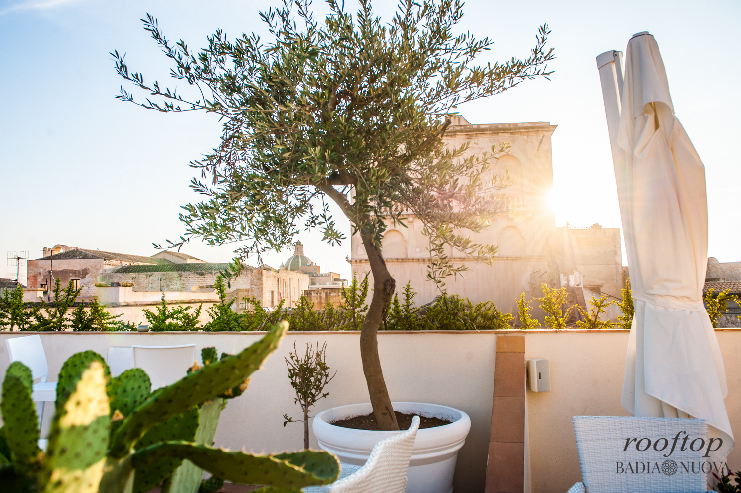 Du kan også slikke sol på tagterrassen