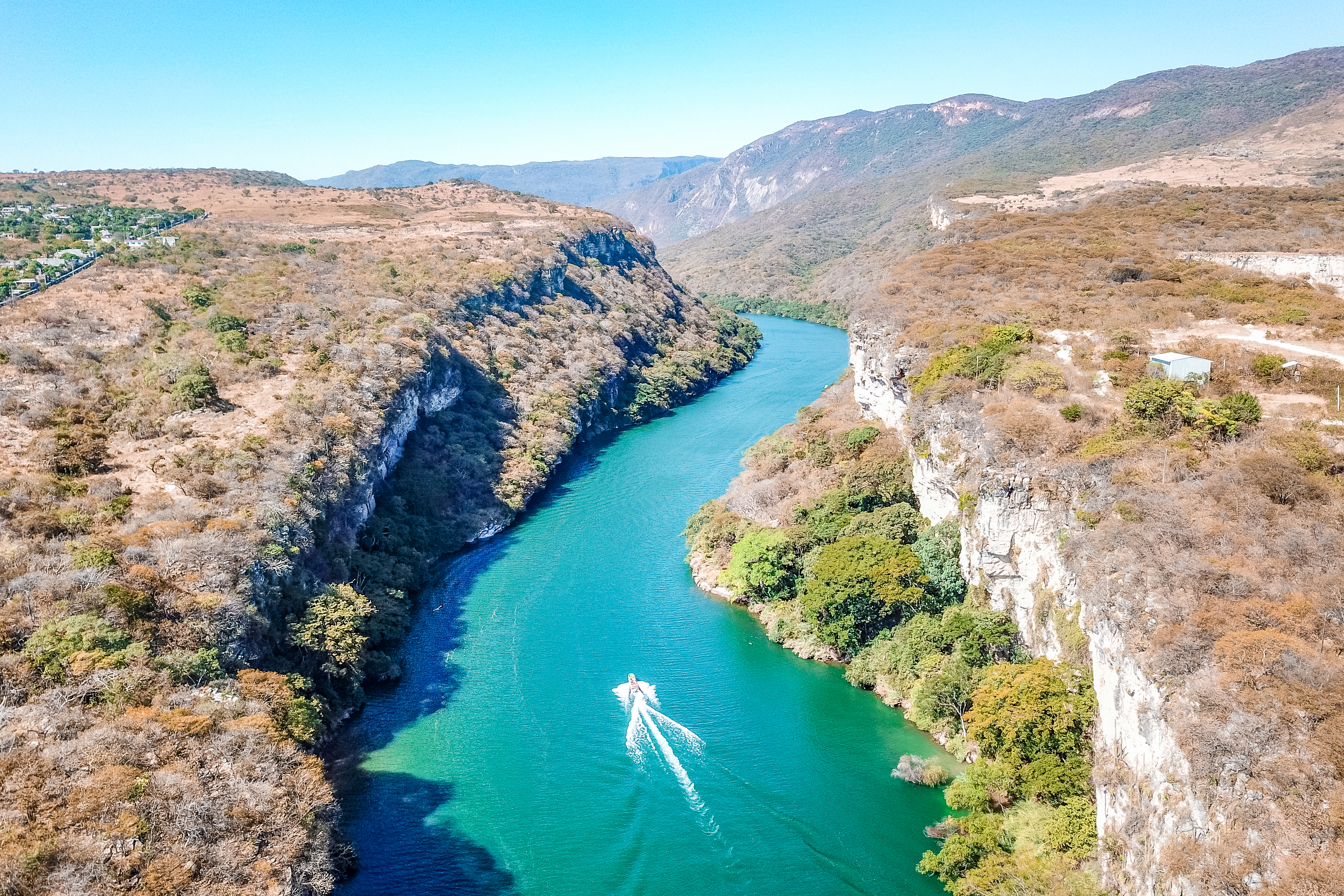 Shutterstock 1410855593 Aerial View Of The Amazing Sumidero Canyon National Park, Located In Chiapas Mexico