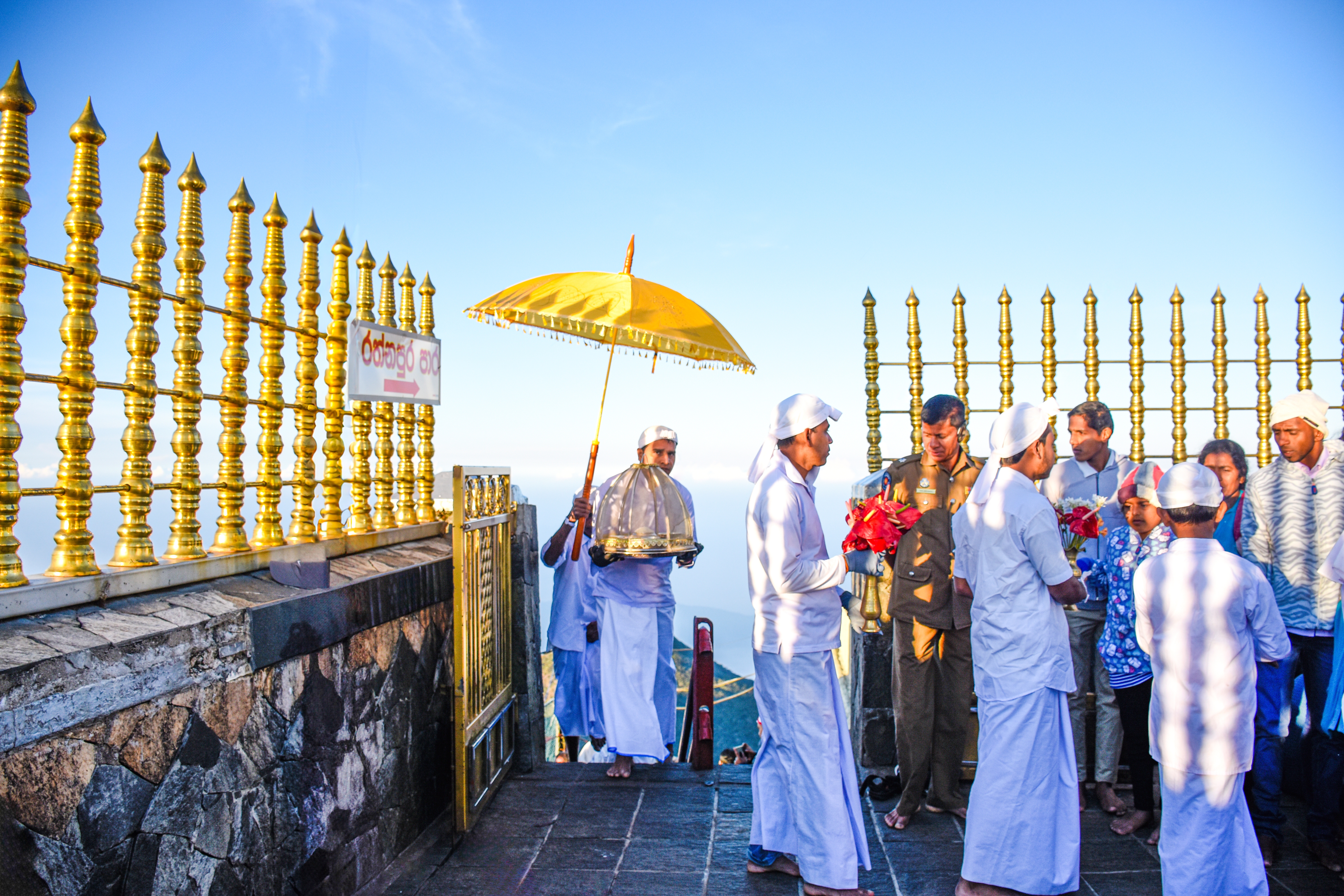 Shutterstock 2461621153 (A Buddhist Temple On Adam's Peak, (Sri Pada Uda Maluwe) 8 April 2017, Sri Lanka)