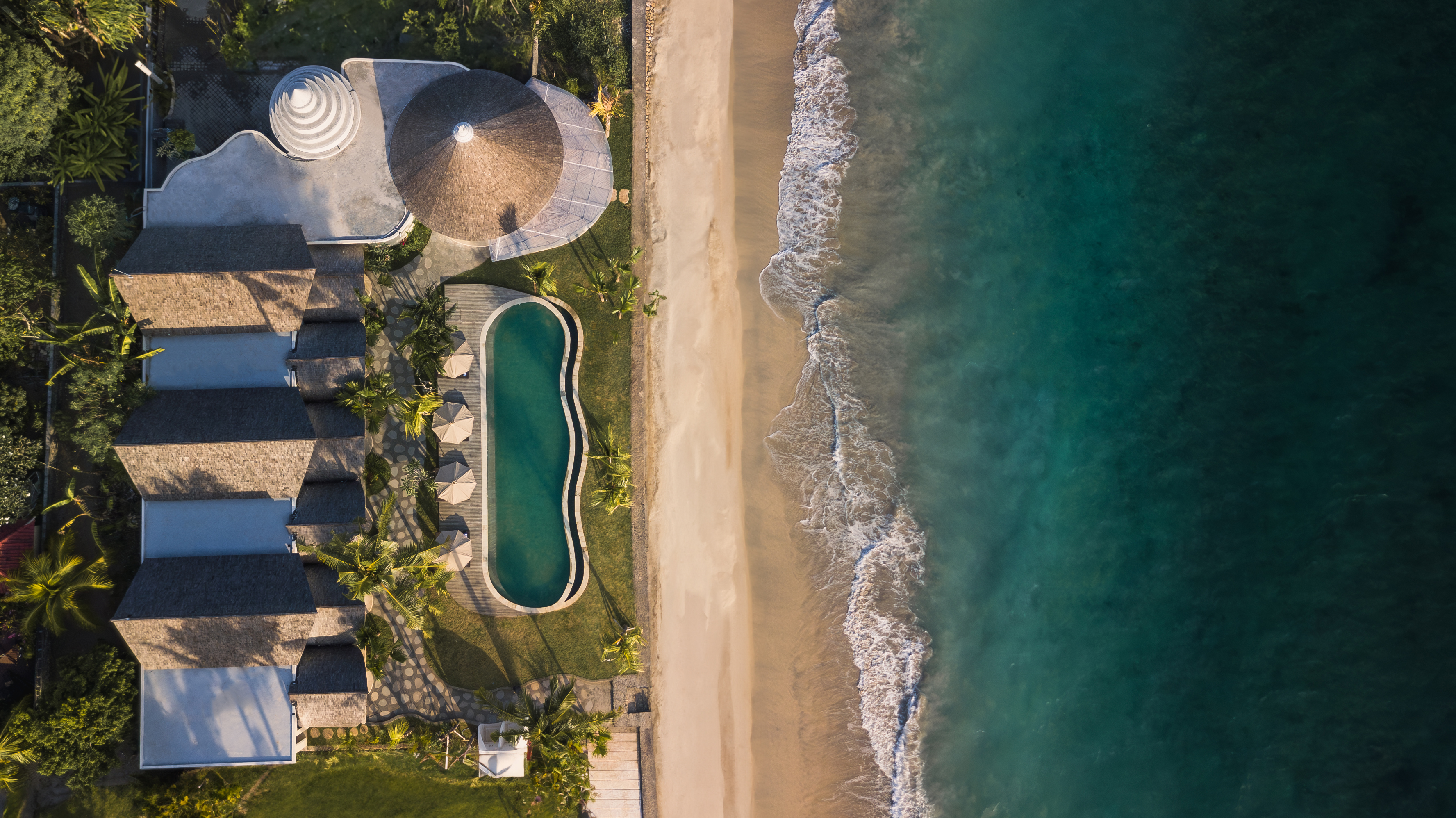 The Sankara Beach Penida Drone Shot 1