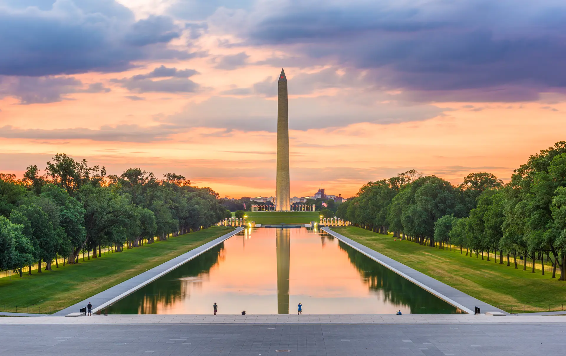Shutterstock 1140788474 Washington Monument På Reflekterende Pool I Washington, DC, USA Ved Daggry.