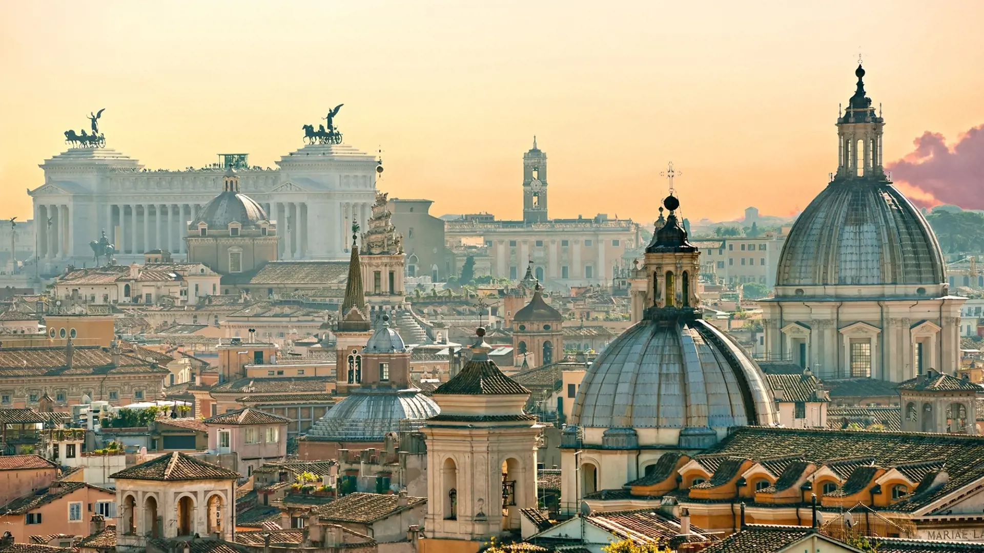 View Of Rome From Castel Santangelo Italy