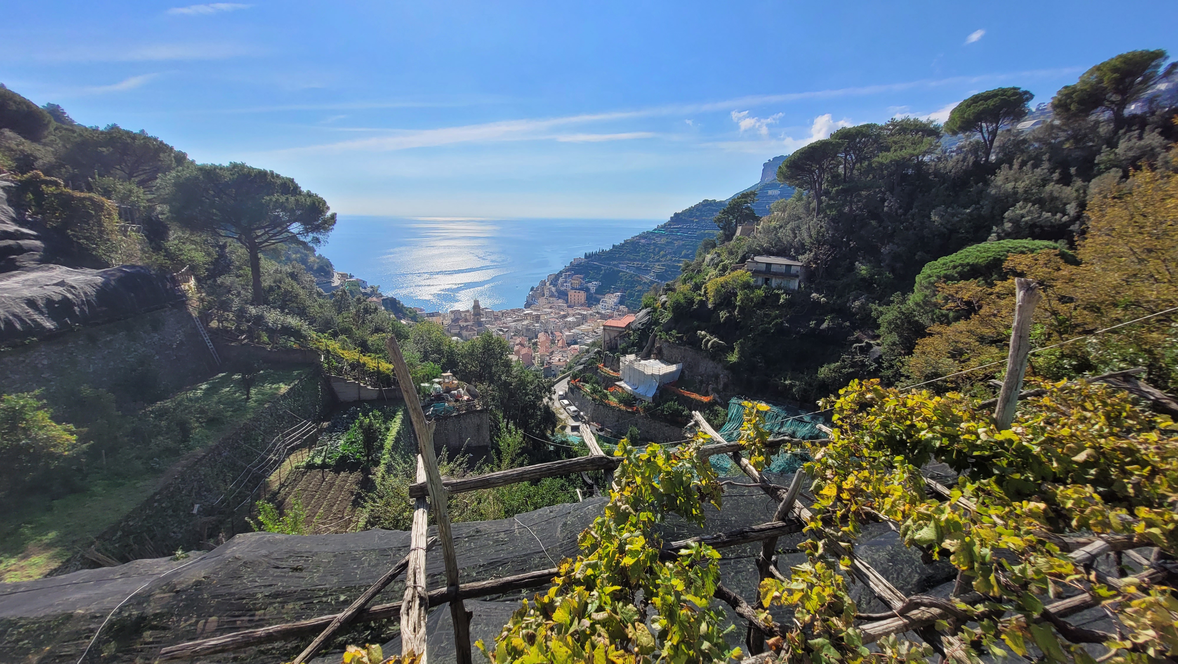 Skønt efterårsvej i slut oktober på Villa Maria