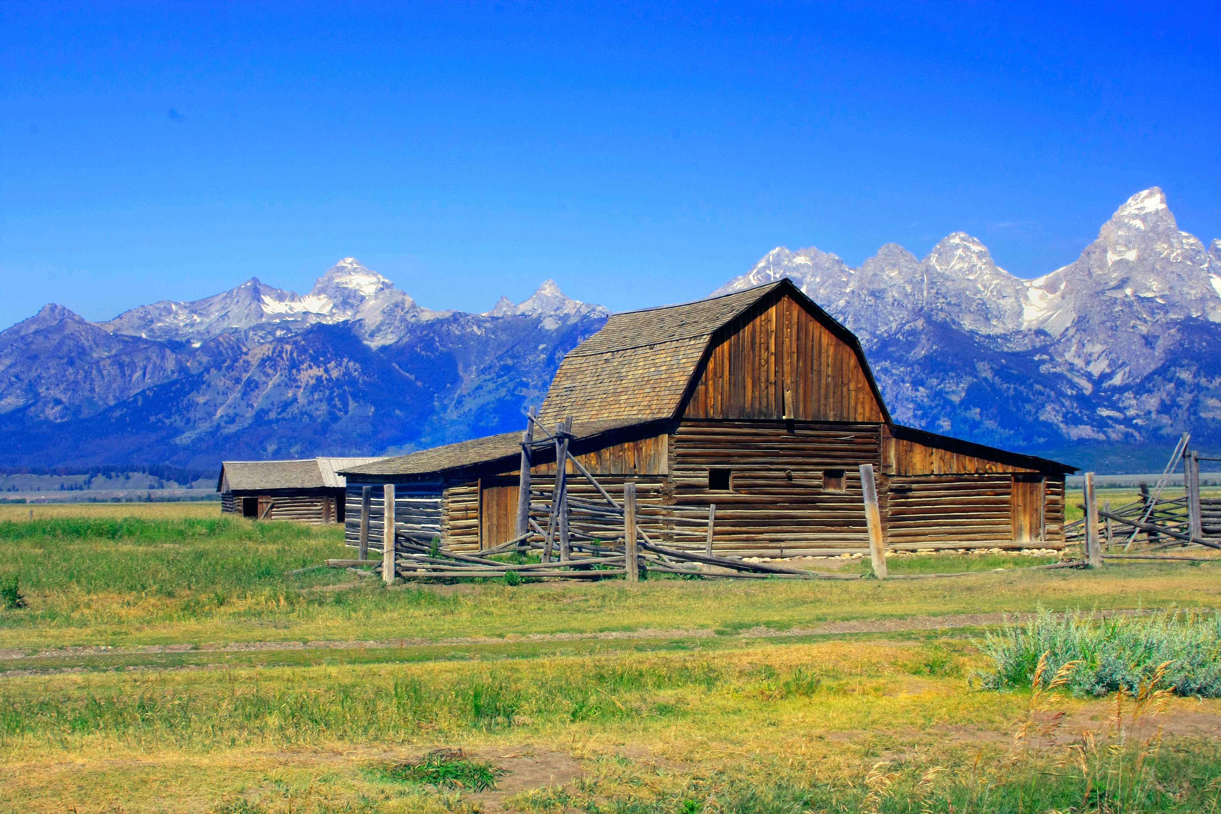 GRAND TETON - præriestemning i Grand Teton, hvor det kan anbefales at tage en tur på hesteryg og lege cowboy for en dag, Check Point Travel
