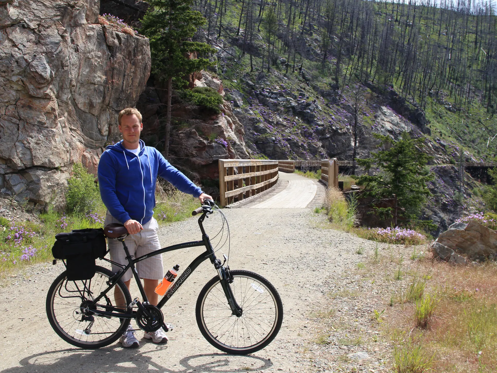Cyckling Kettle Valley Trail