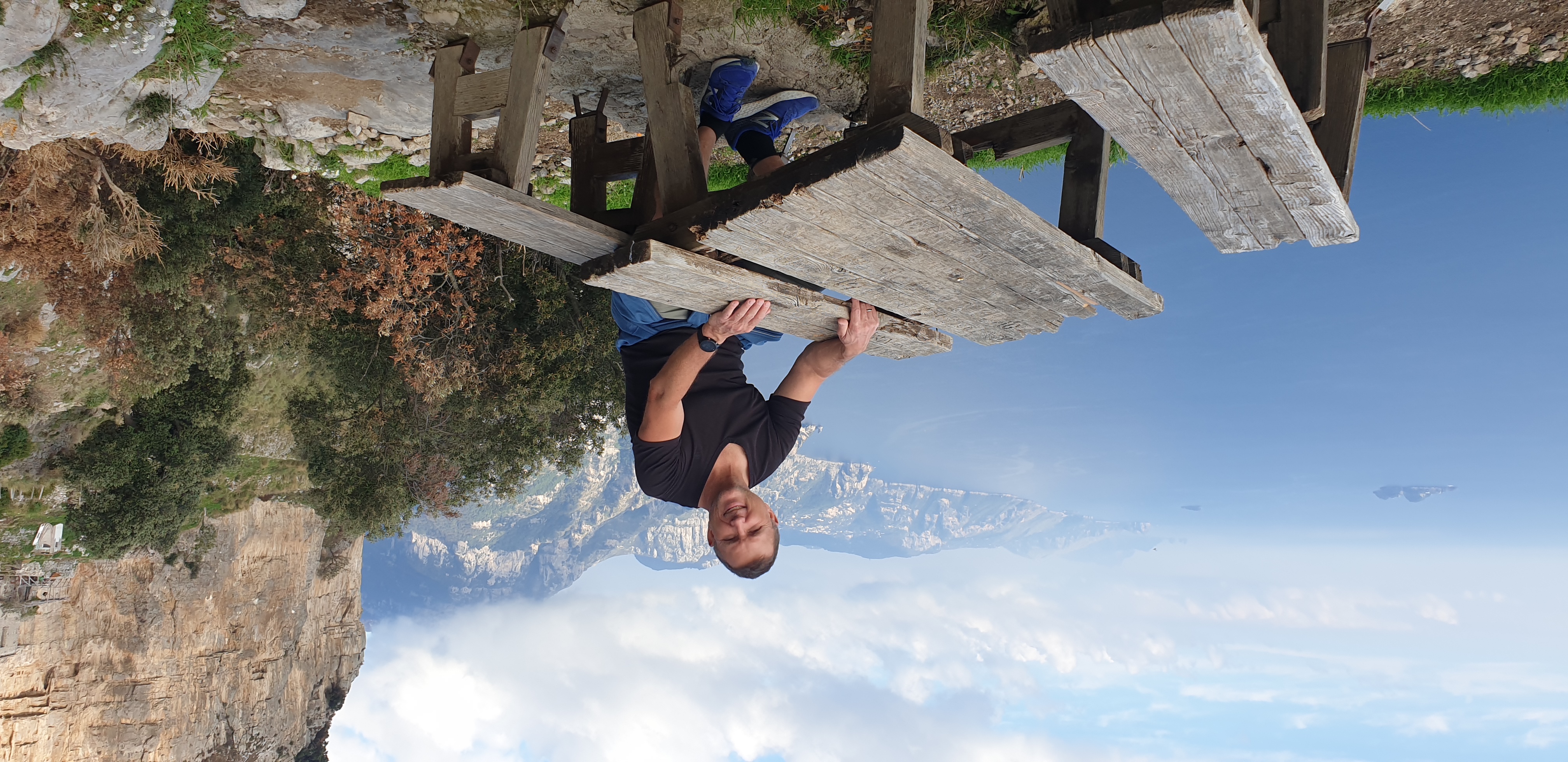 Henrik fra CPT klar til frokost på Gudernes Sti 