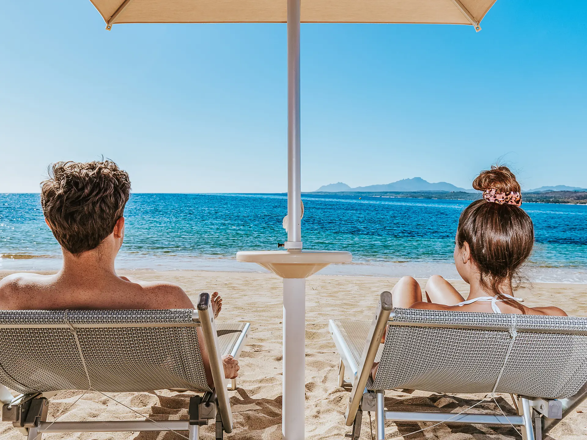 Driverliv på stranden ved Hotel Club Saraceno