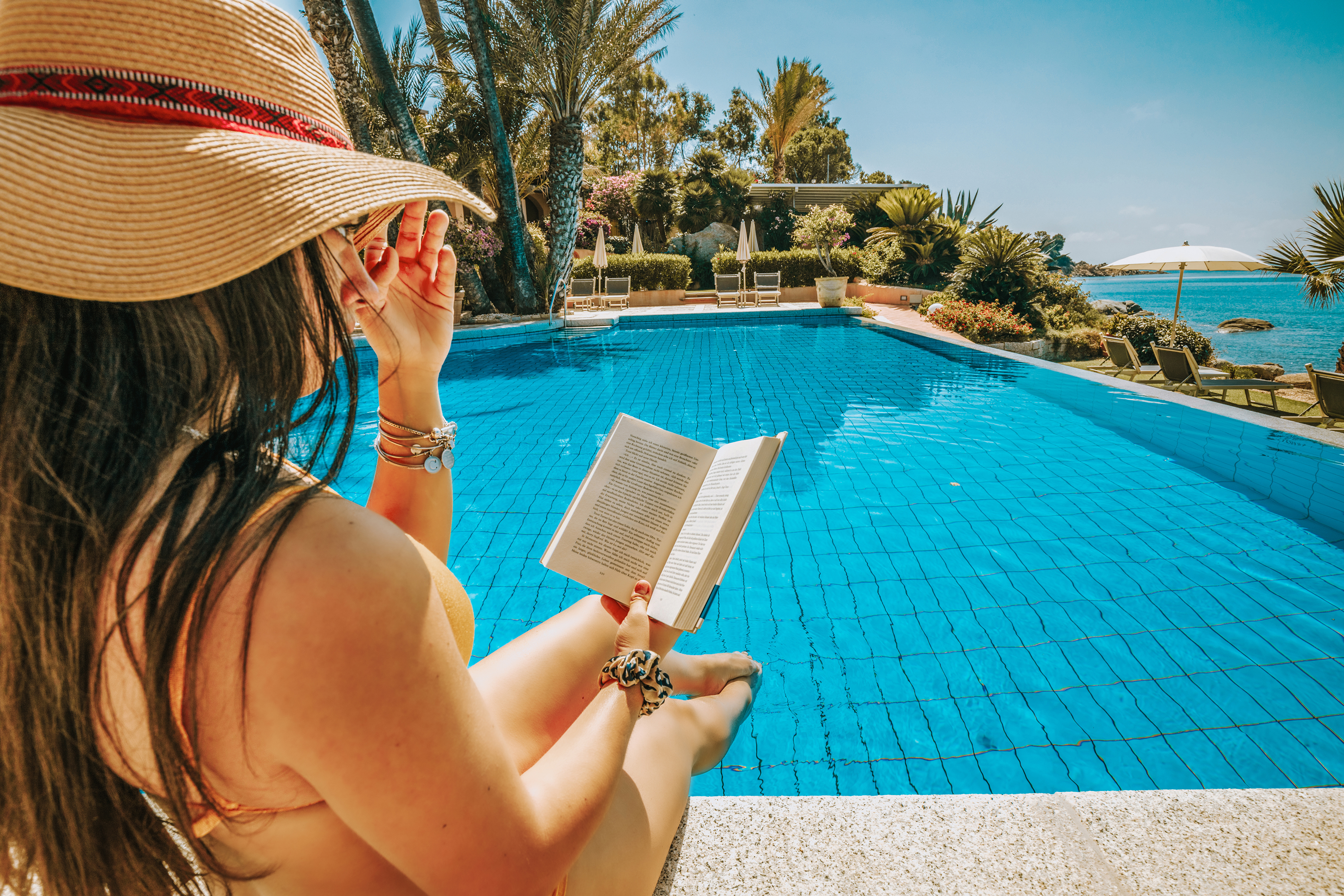 Der er en dejlig atmosfære på hotellet