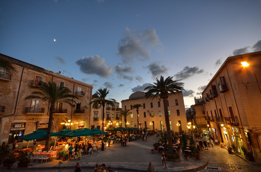 Aftenstemning i Cefalu