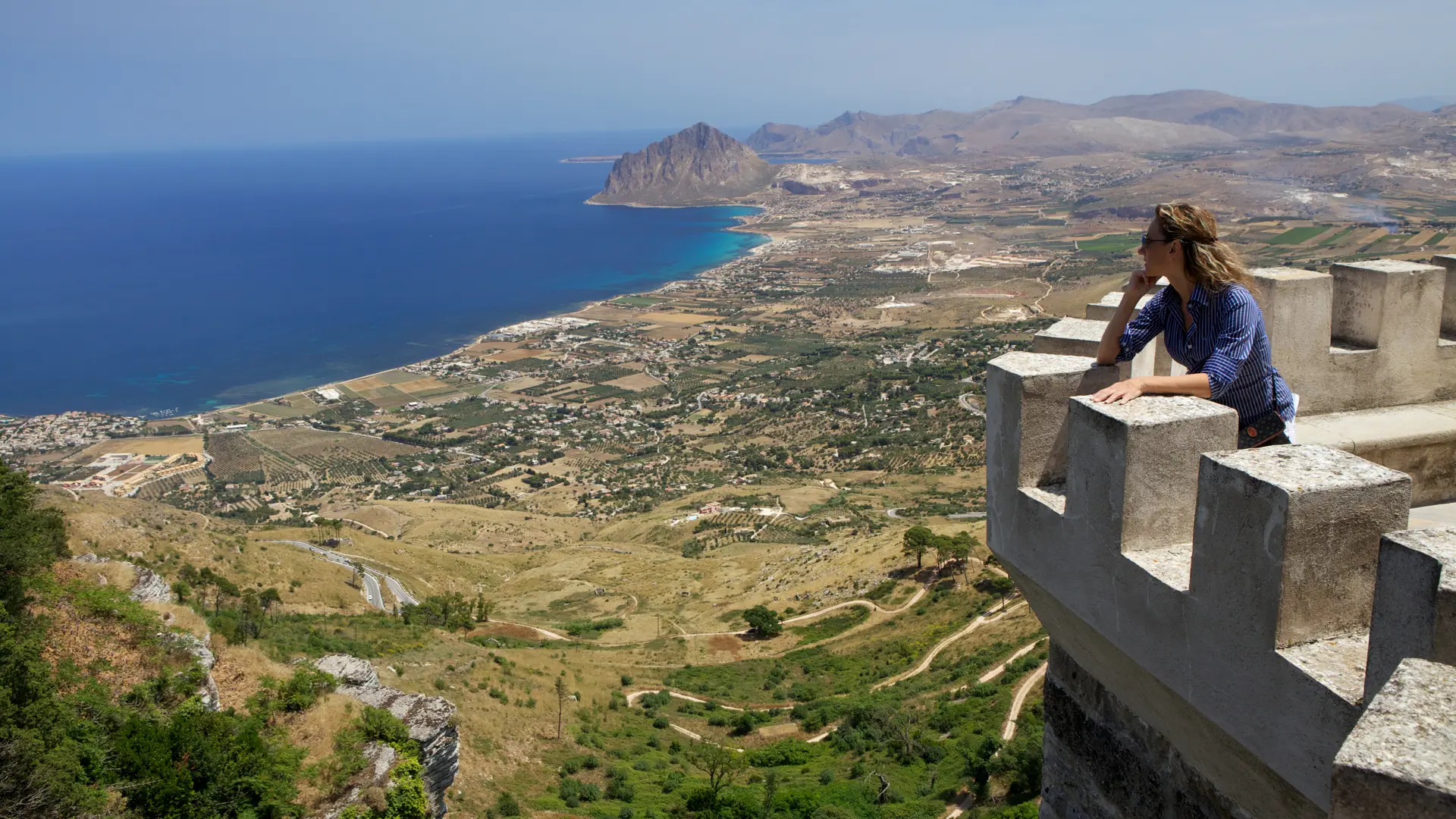 Fra Erice har I den mest fantastiske udsigt