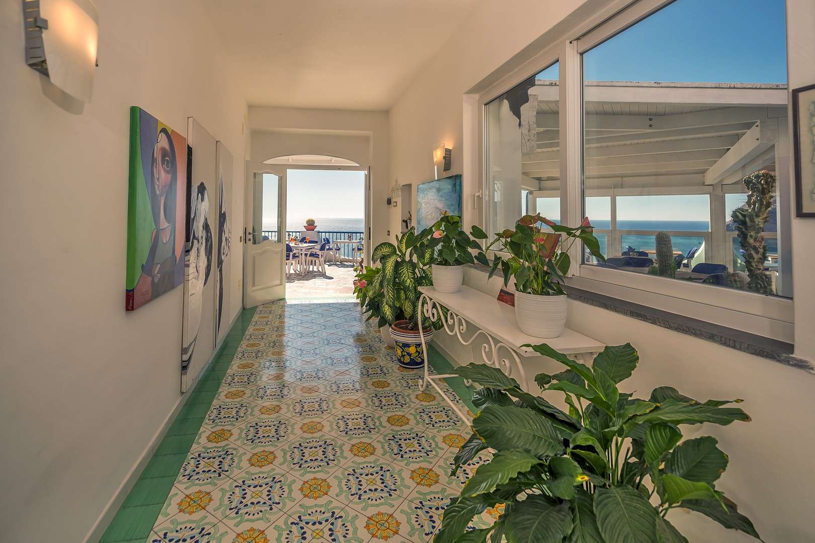 Hotel Villa Maria har charme, god mad og en fantastisk udsigt