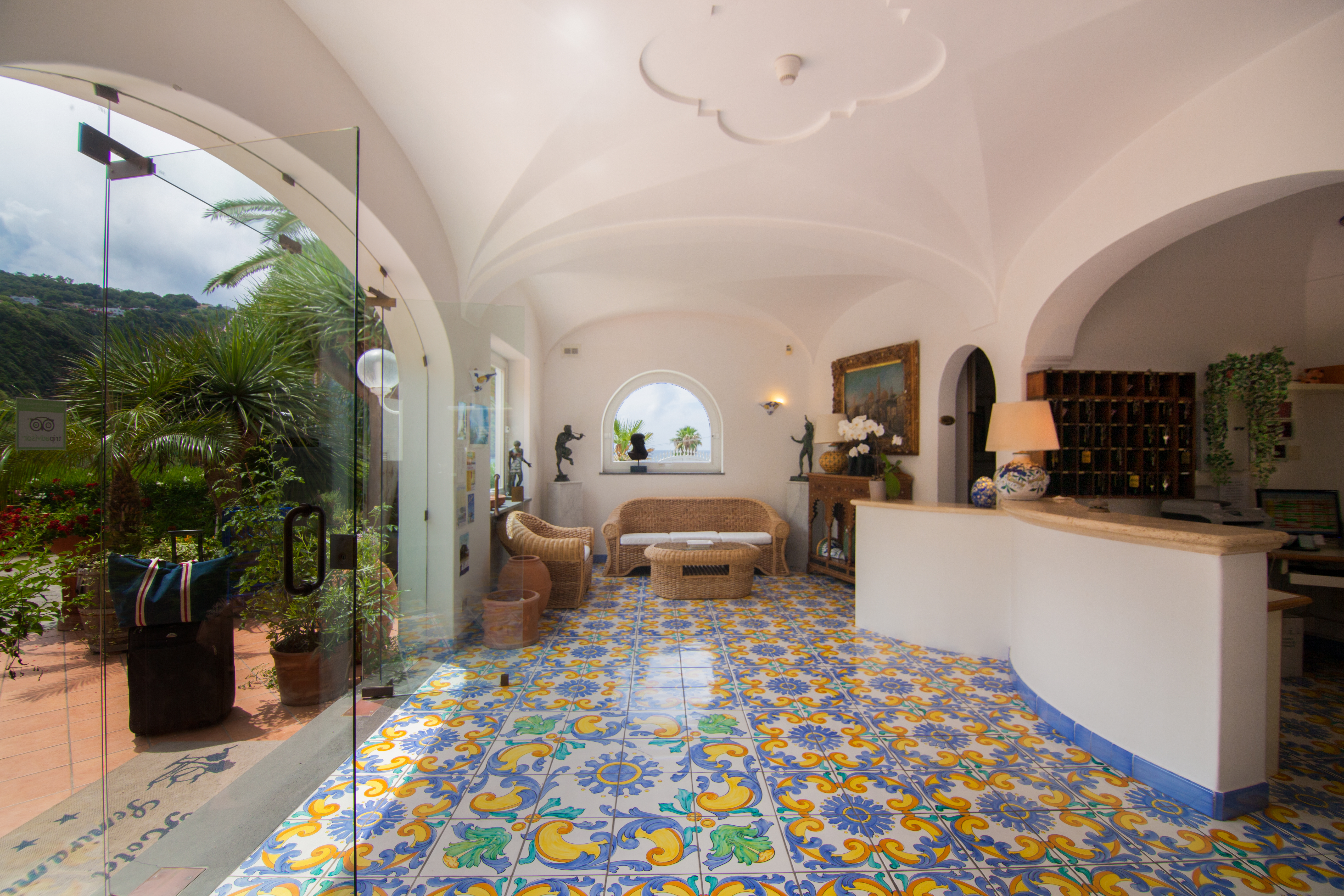 Den hyggelige reception på Semiramis