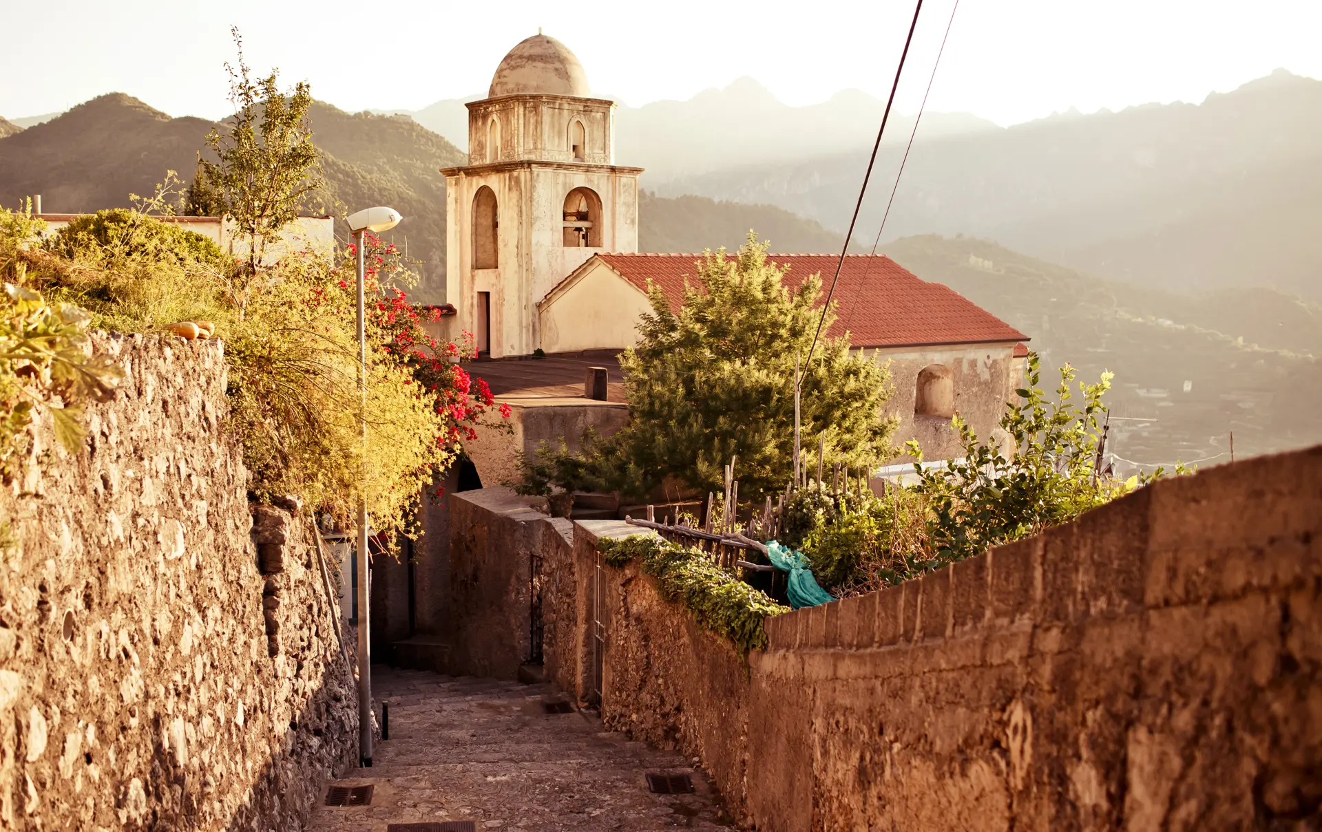Stien fra Ravello ned til Minori