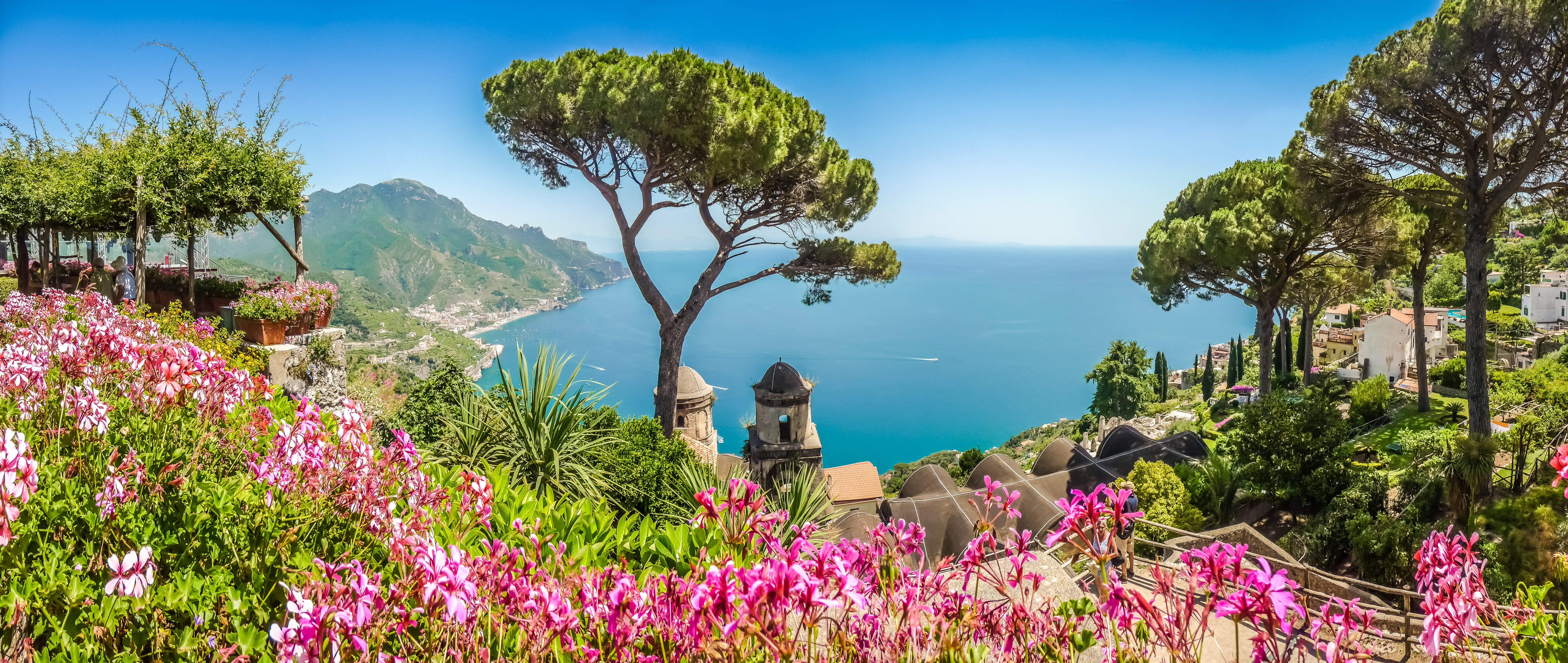 Udsigt fra Villa Rufolo i Ravello