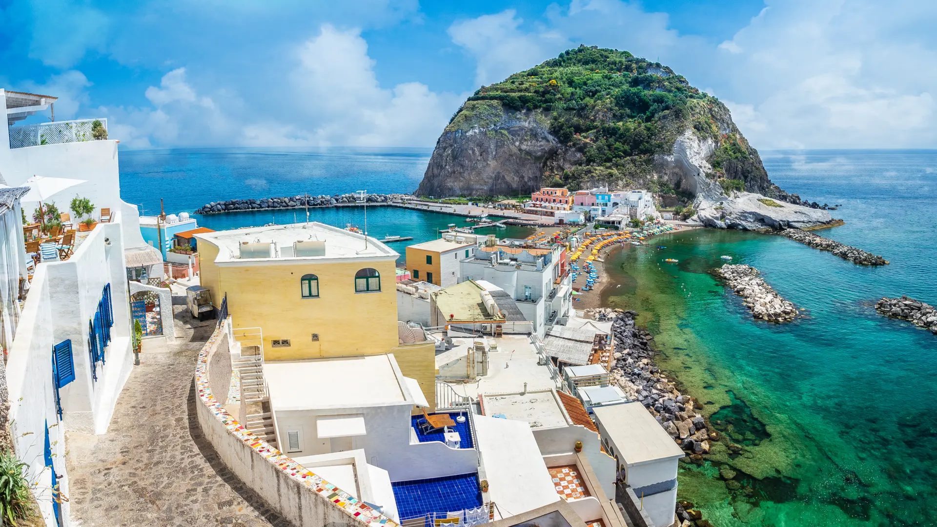 Sant'Angelo er en af de mest malerisk byer på Ischia - og så er den bilfri