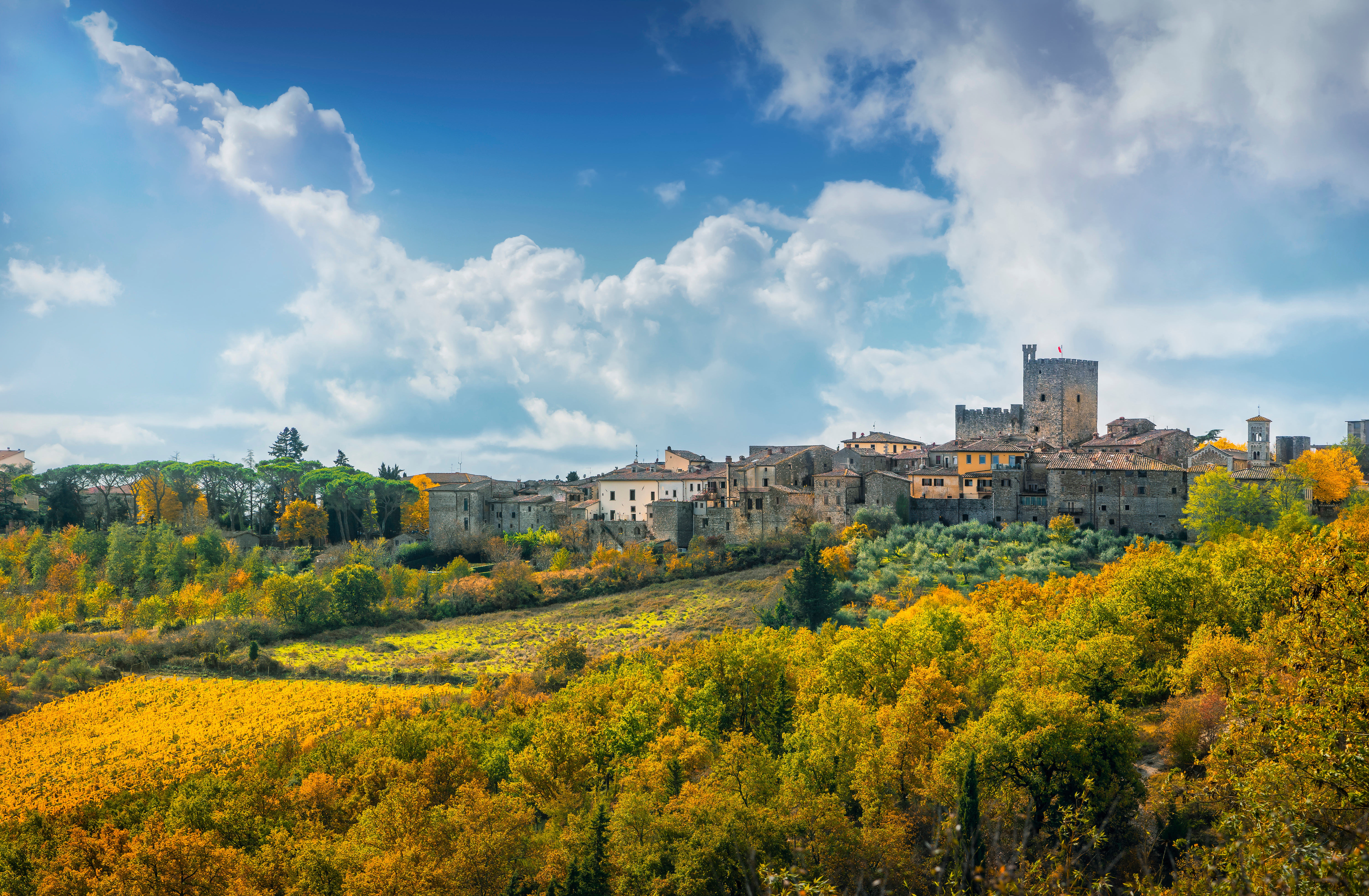 Castelline in Chianti er et af de mange områder, I kan besøge.
