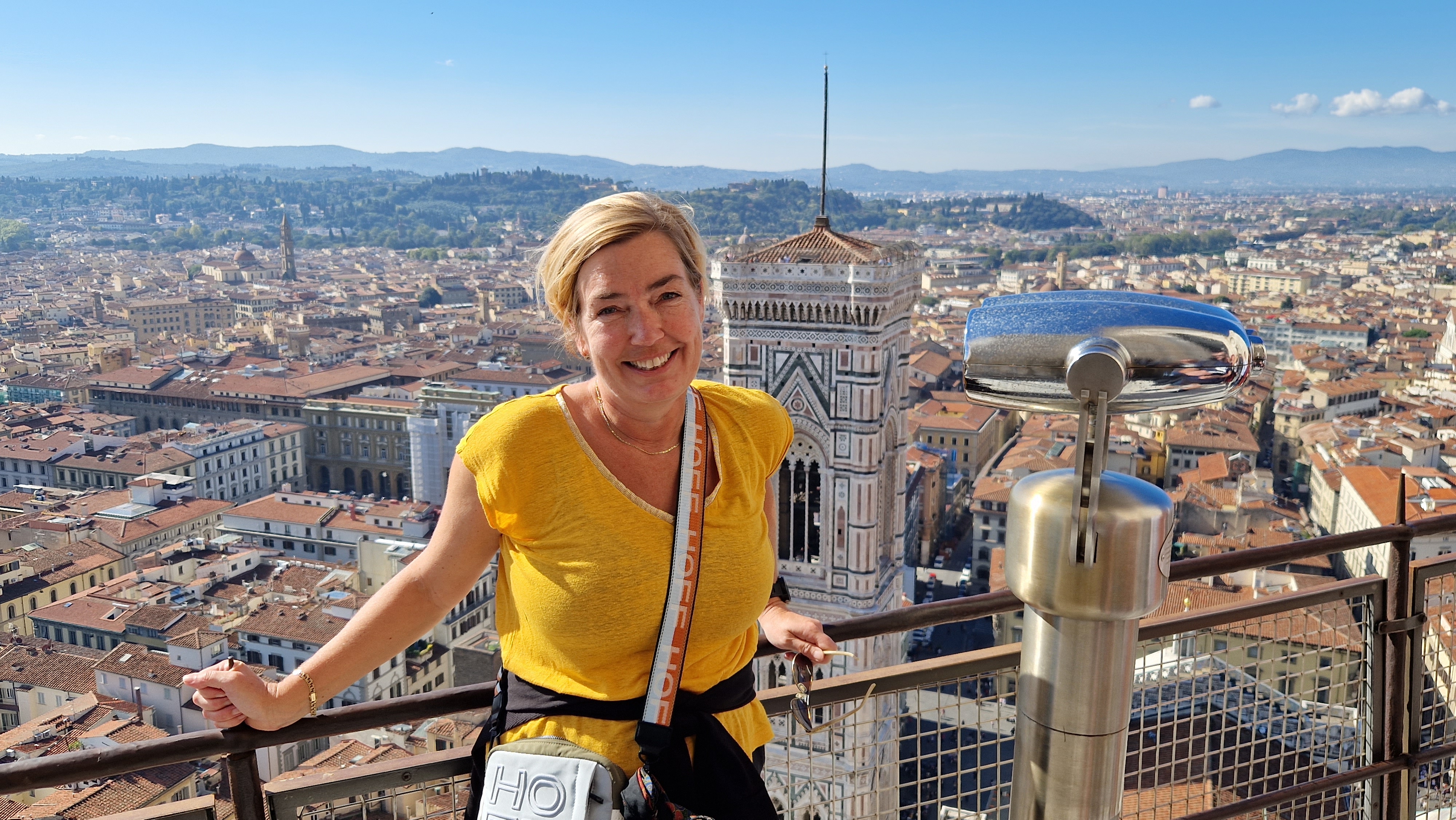 Udsigten over Firenze fra toppen af katedralen er storslået.