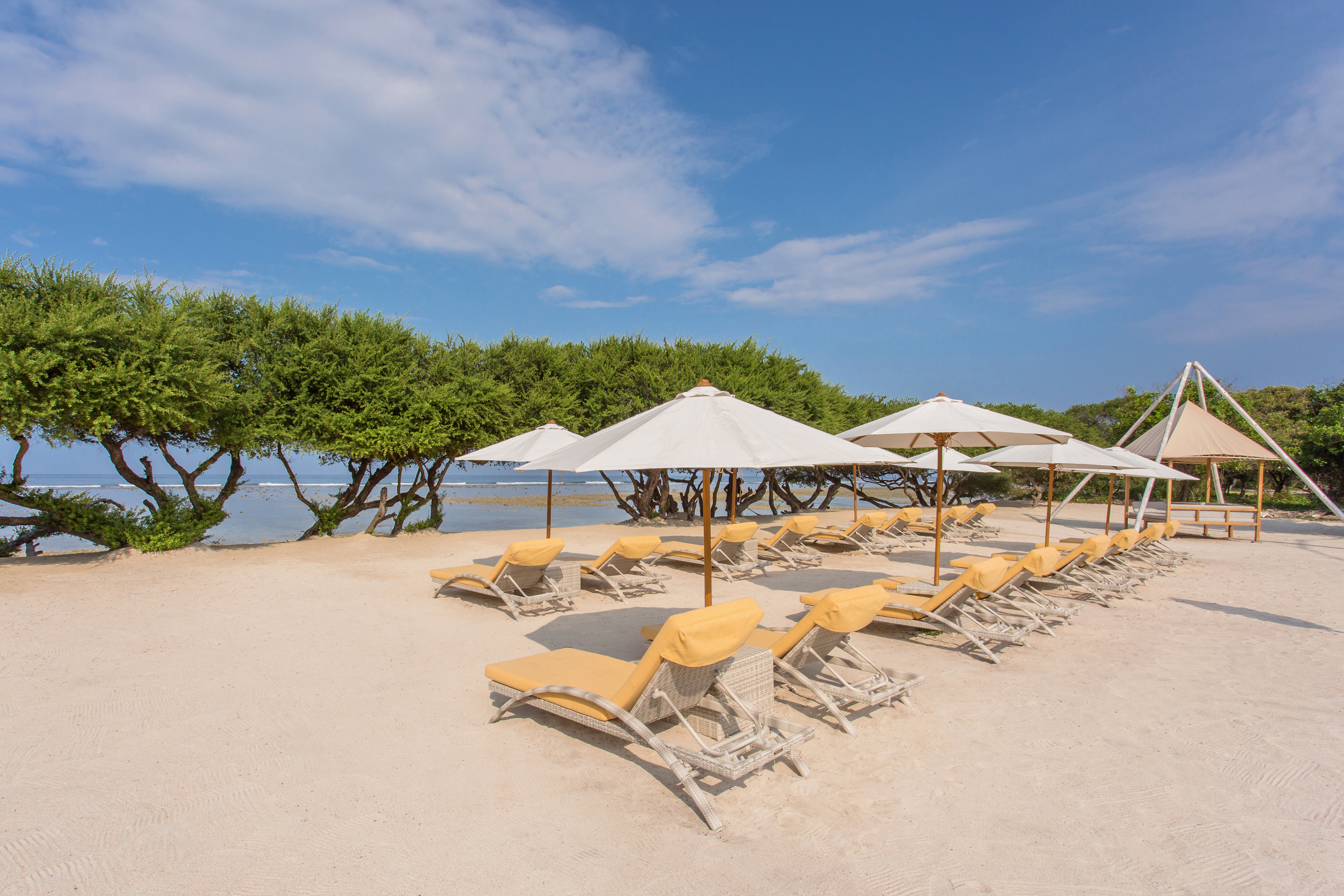 Sunbed Facility On The Beach