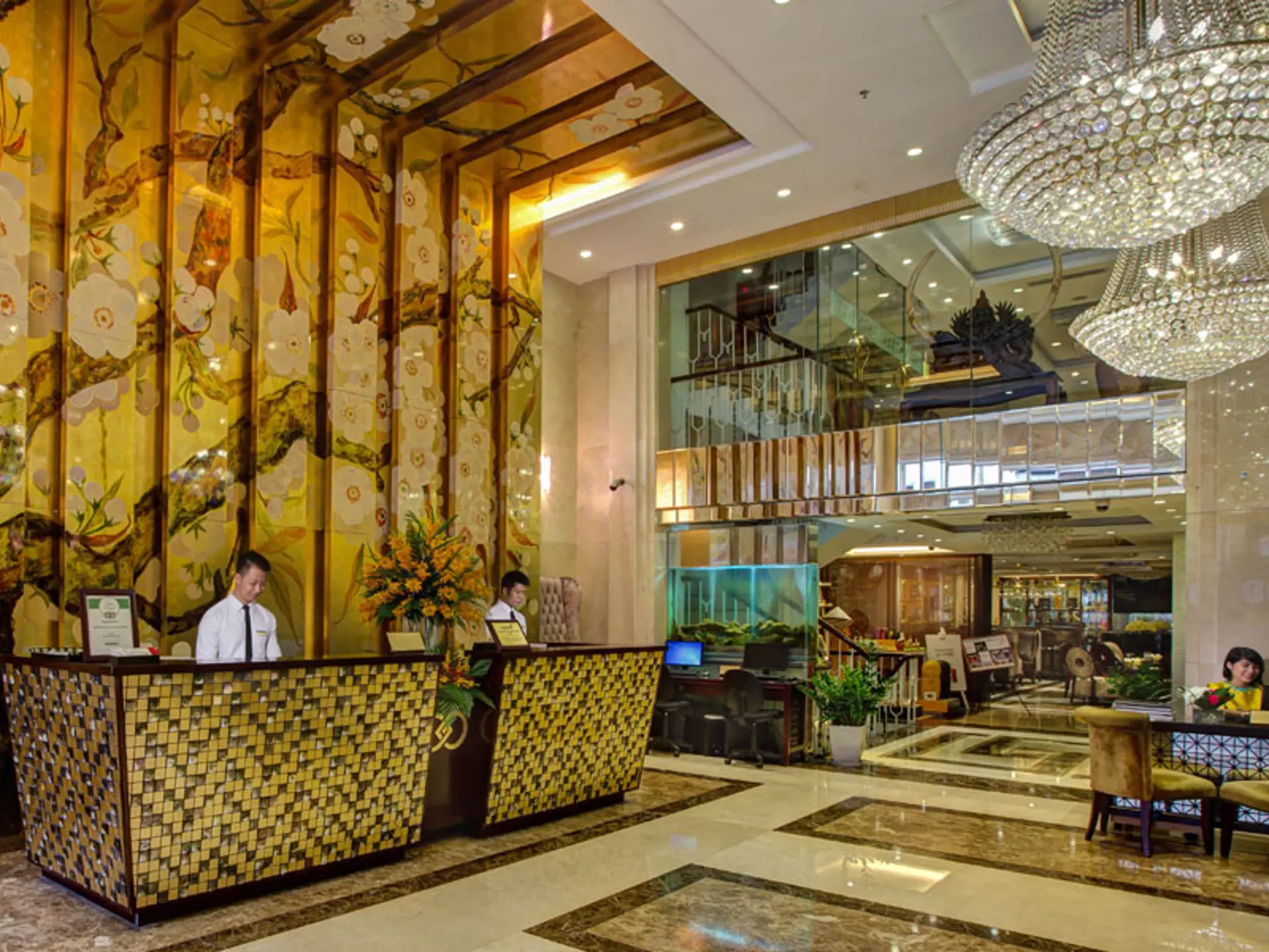Golden Silk Boutique Hotel Hanoi Lobby