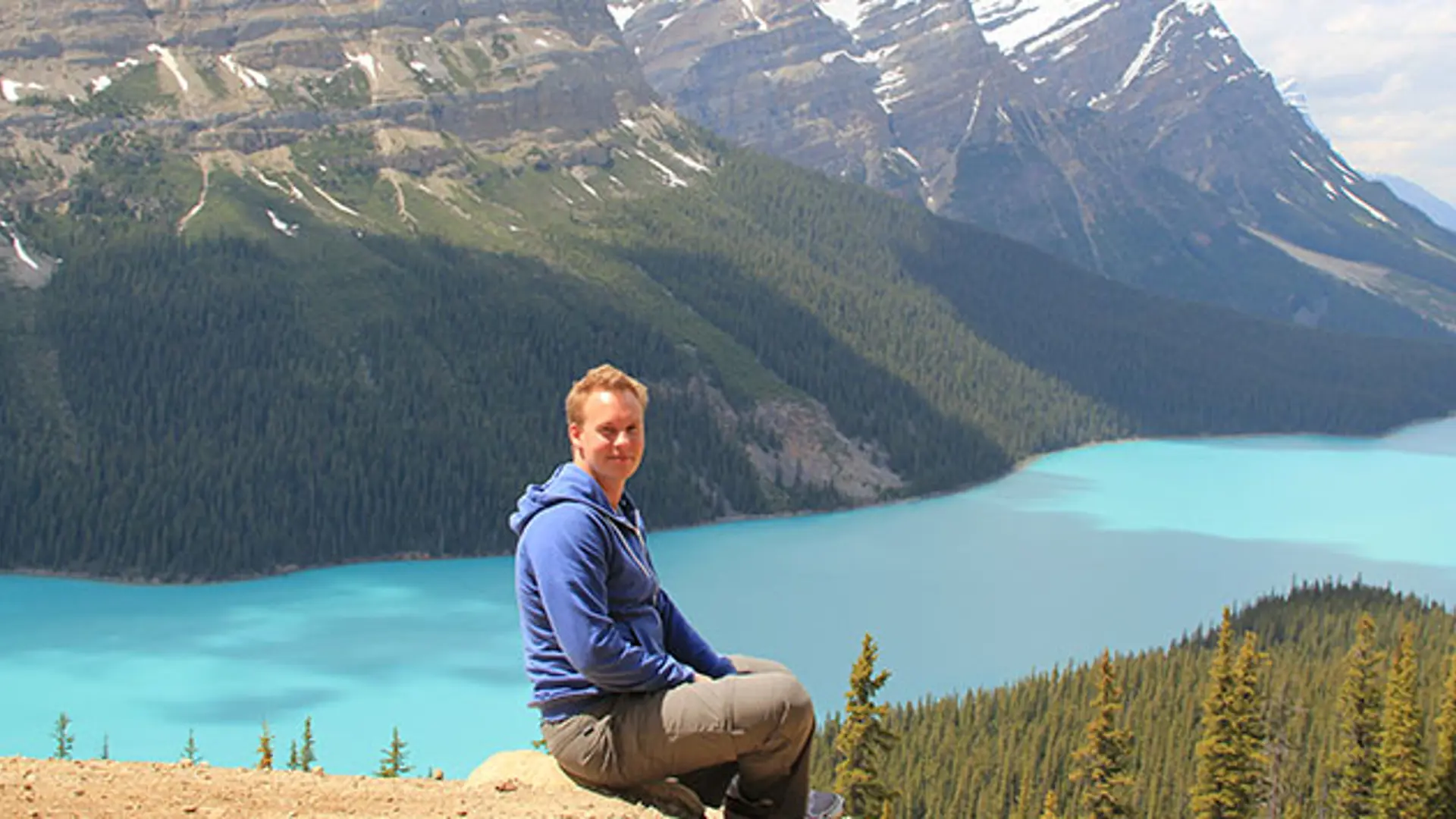 PEYTO LAKE - Jo, den er god nok. Søen er turkis. Spørg bare Morten fra Check Point Travel, Check Point Travel