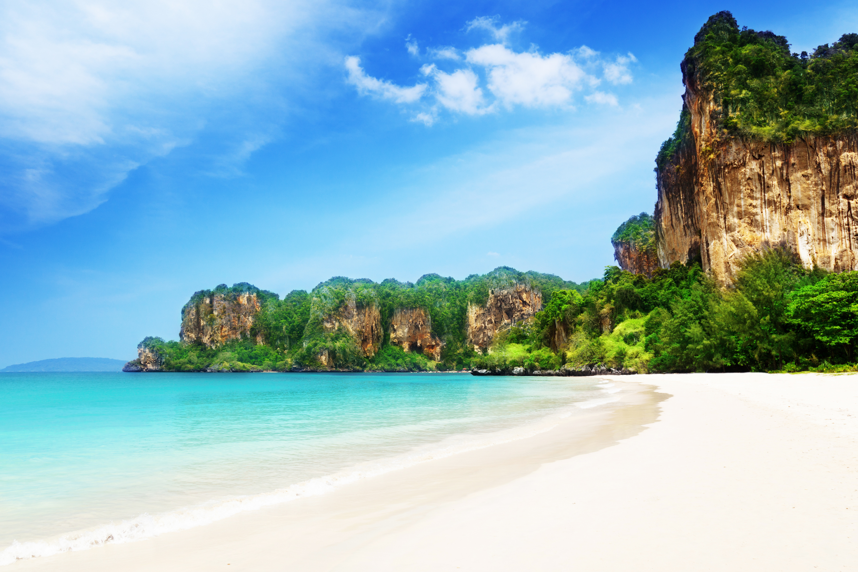 Rejser til Thailand - Railay beach i Krabi, Thailand
