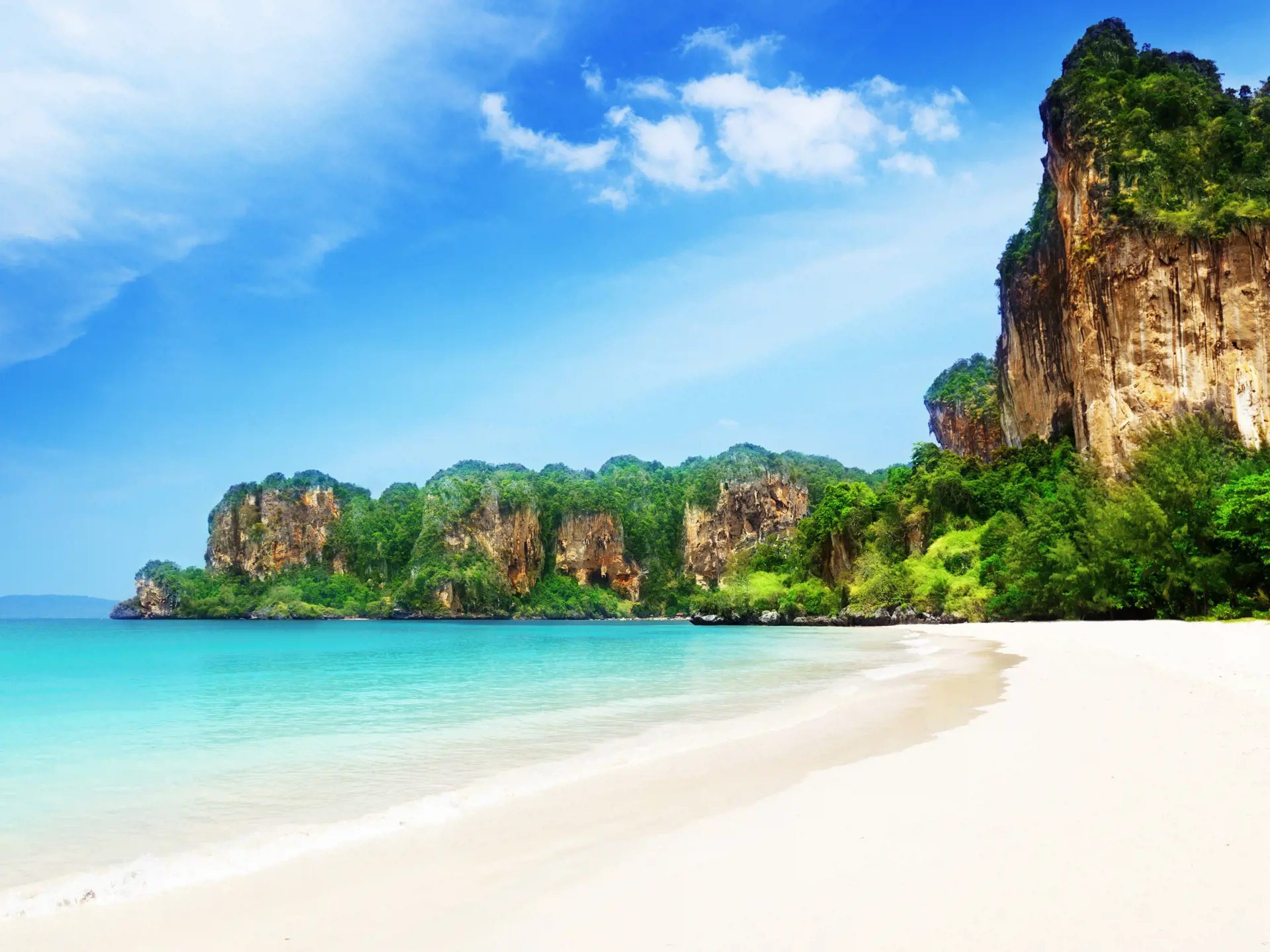 Rejser til Thailand - Railay beach i Krabi, Thailand