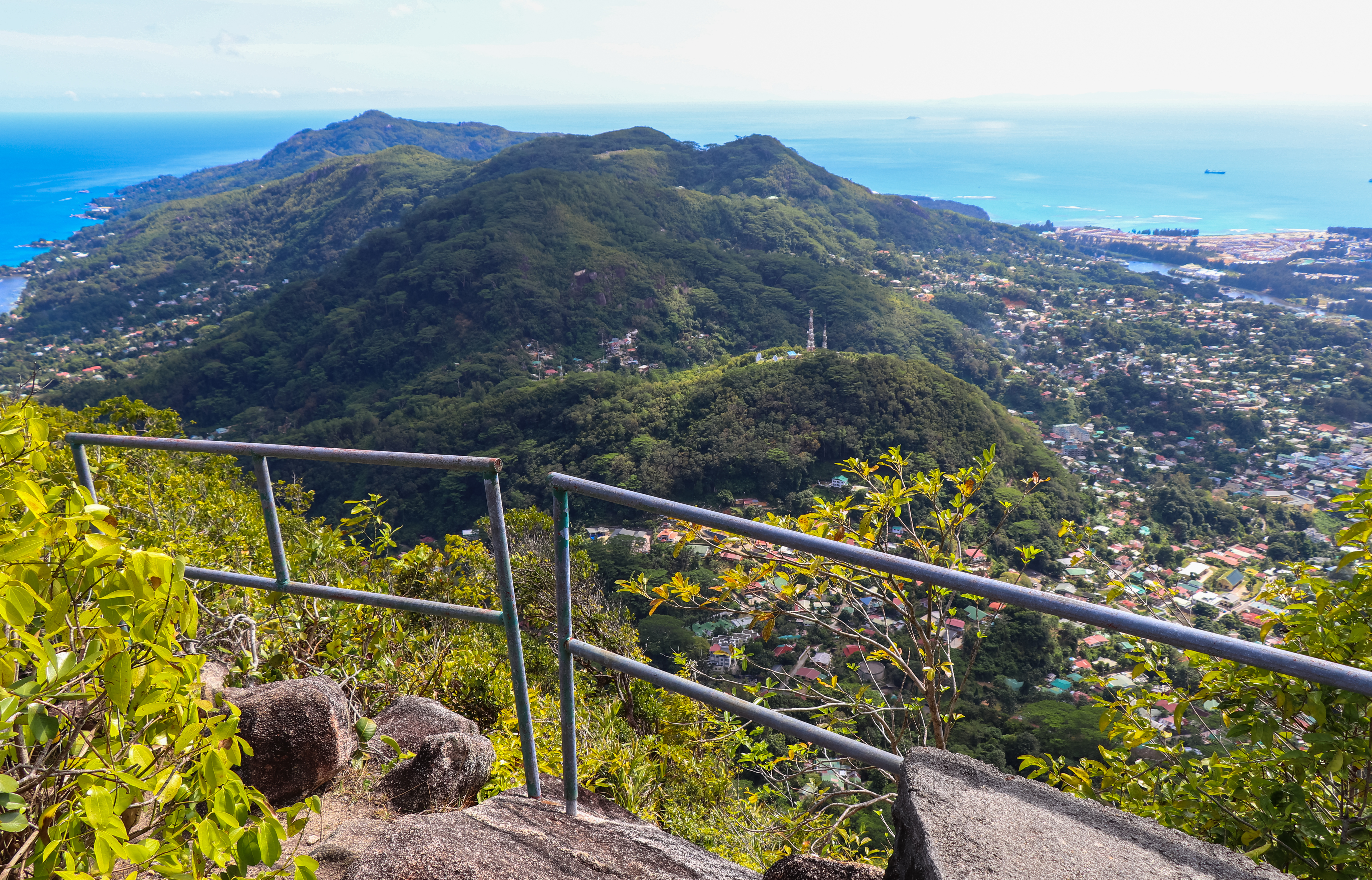 Shutterstock 741785002 View Of Victoria City. Seychelles Nature. Mahe Island. Dans Gallas Trai