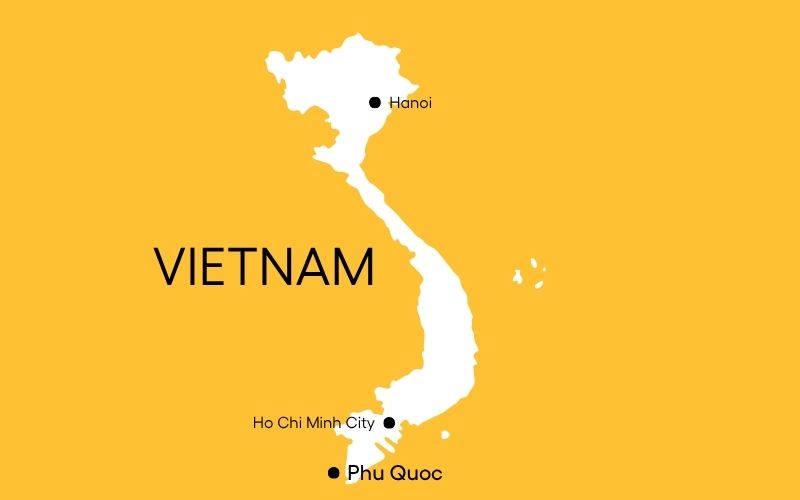 Vietnam Kort Phu Quoc
