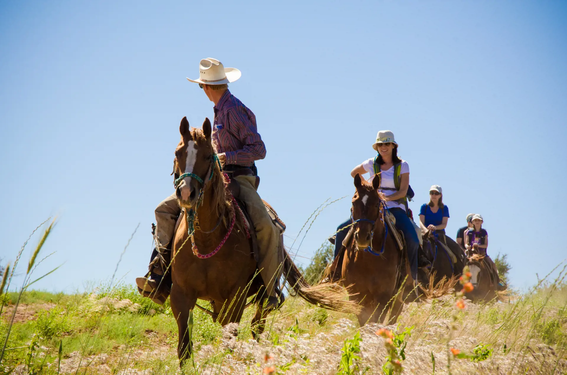 ZION - Bor I på ranchen, kan I prøve, hvad det vil sige at være cowboys for en tid - I kan for eksempel tage på rideture i den smukke natur, Check Point Travel