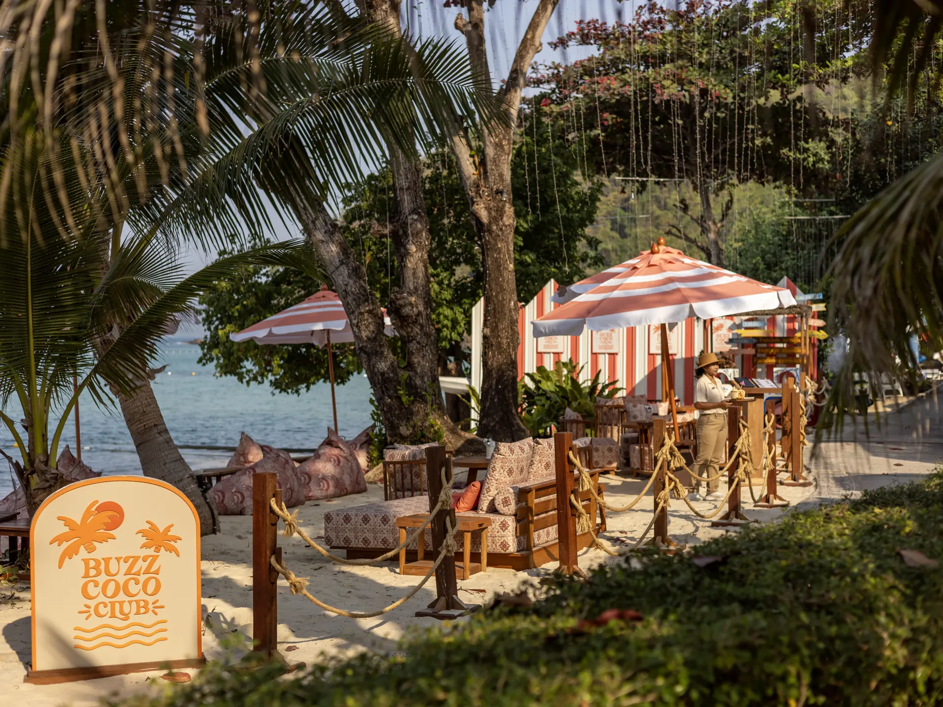Buzz Coco Club Sitting On The Beach 1