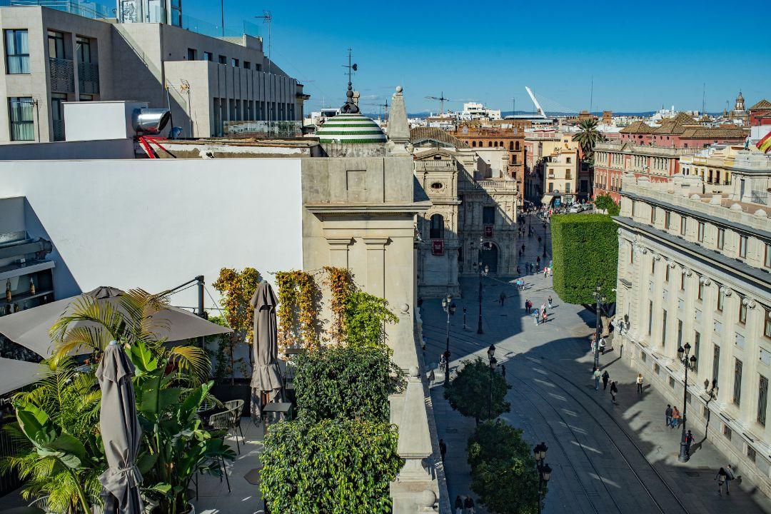 Vistas Terraza Del Soho Sevilla Catedral Soho Boutique Hoteles Piscina
