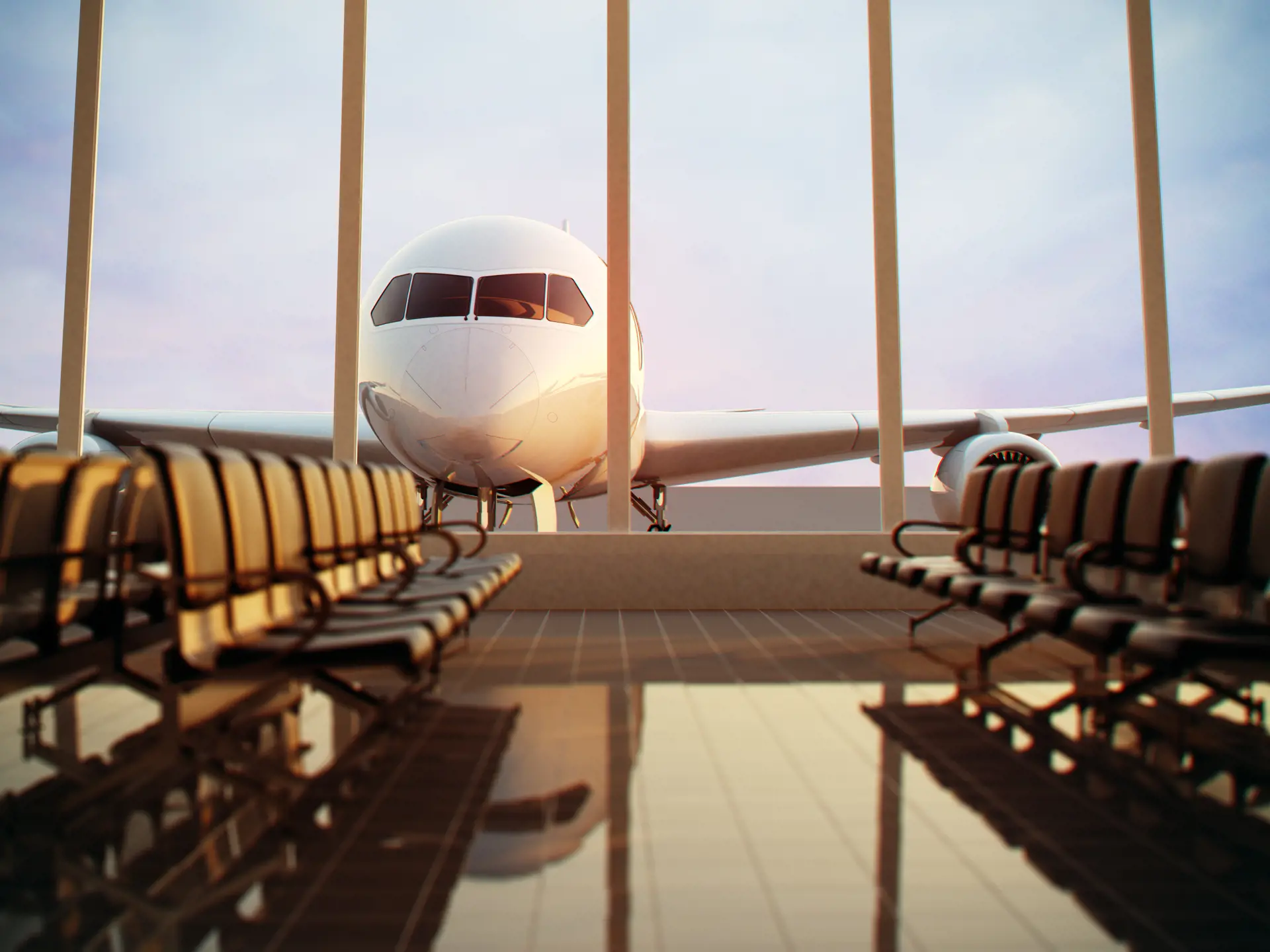 shutterstock_124713472 Airplane, view from airport terminal..jpg