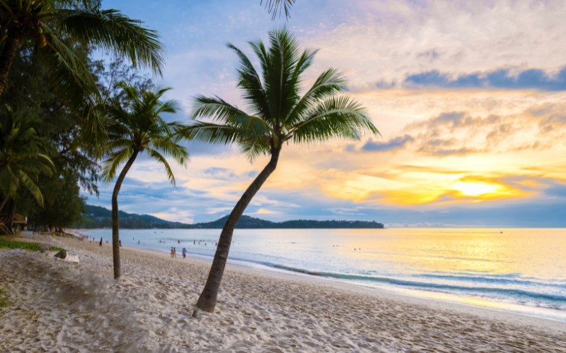 Bangtao Beach På Phuket I Thailand