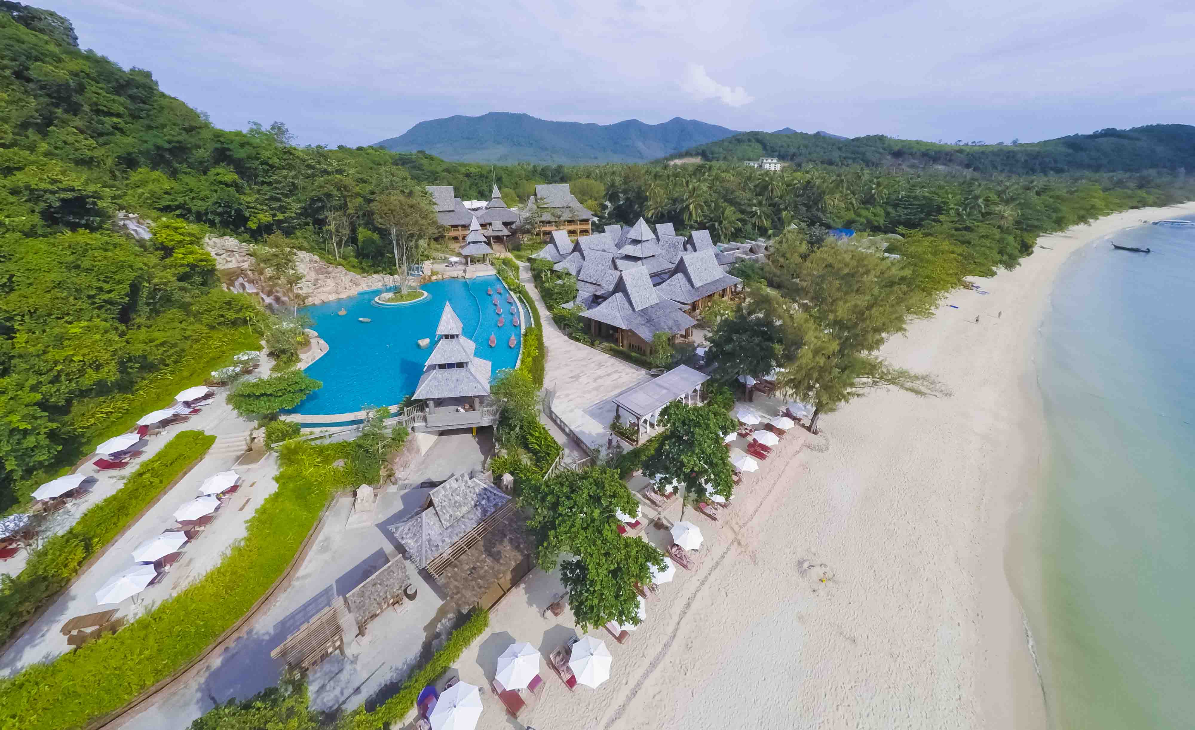 SANTHIYA KOH YAO YAI - Resortet set fra luften, Check Point Travel